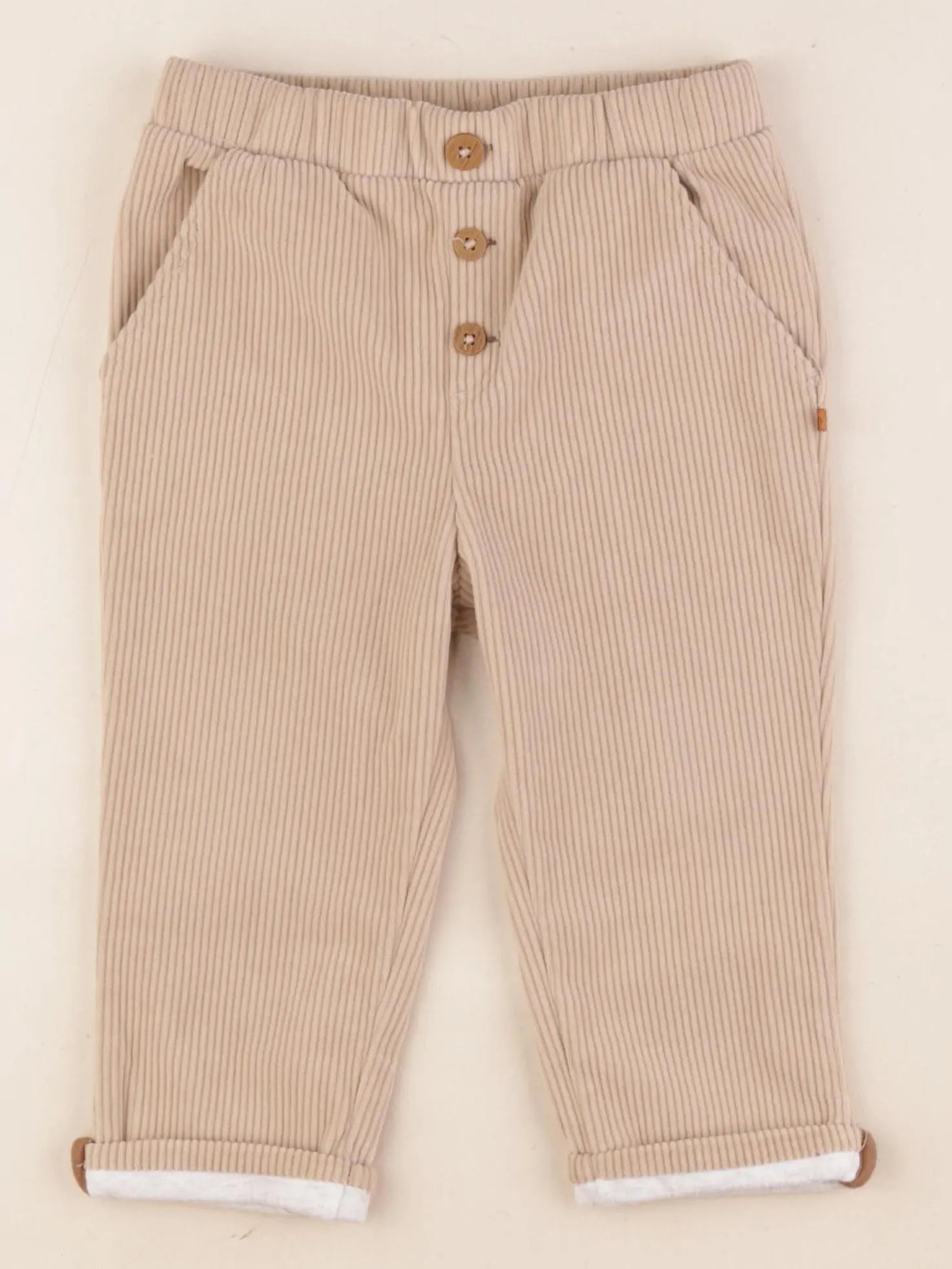 Obaïbi - pantalon beige - 24 mois