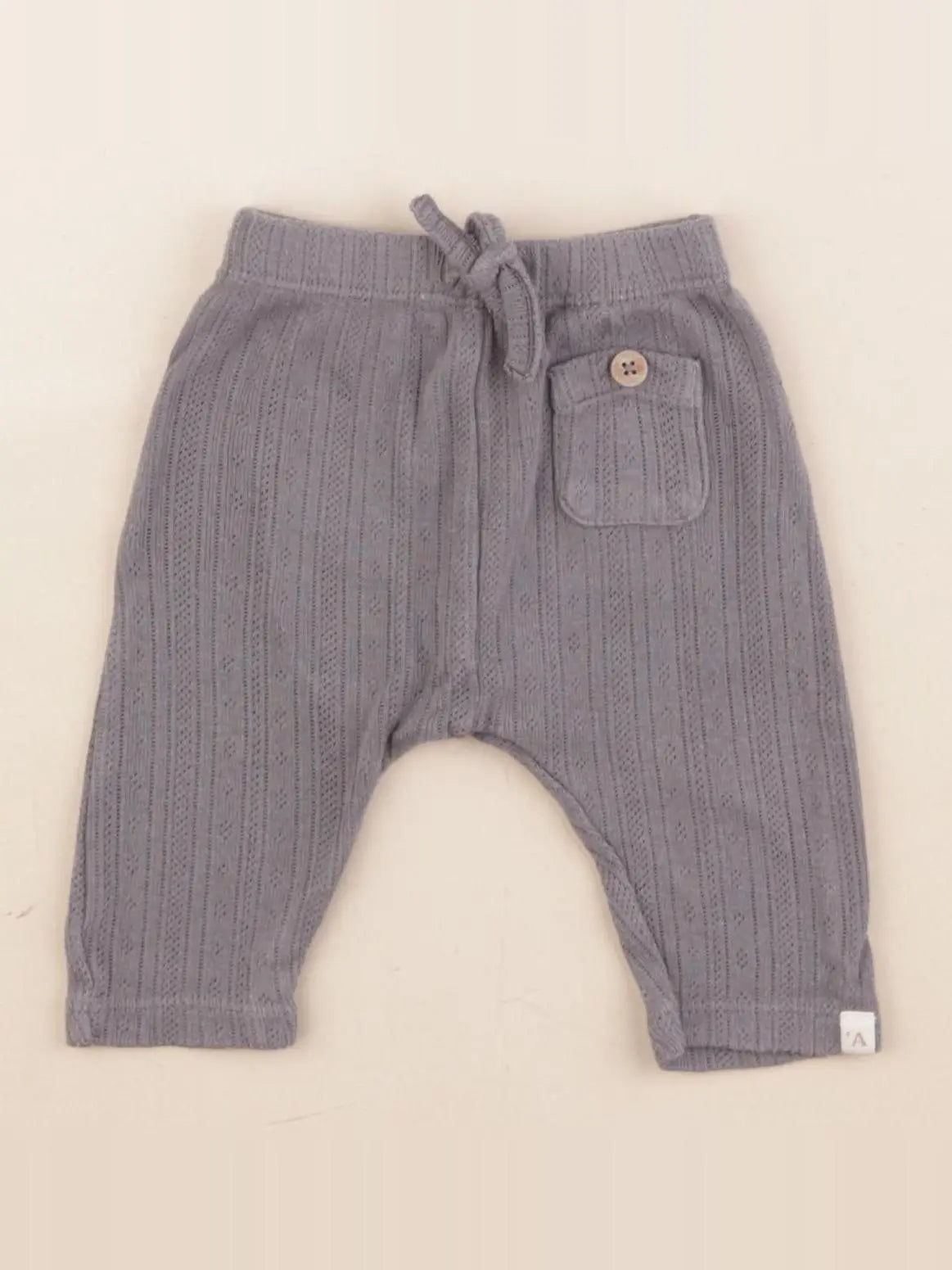 Lil'Atelier - sarouel gris - 1/2 mois