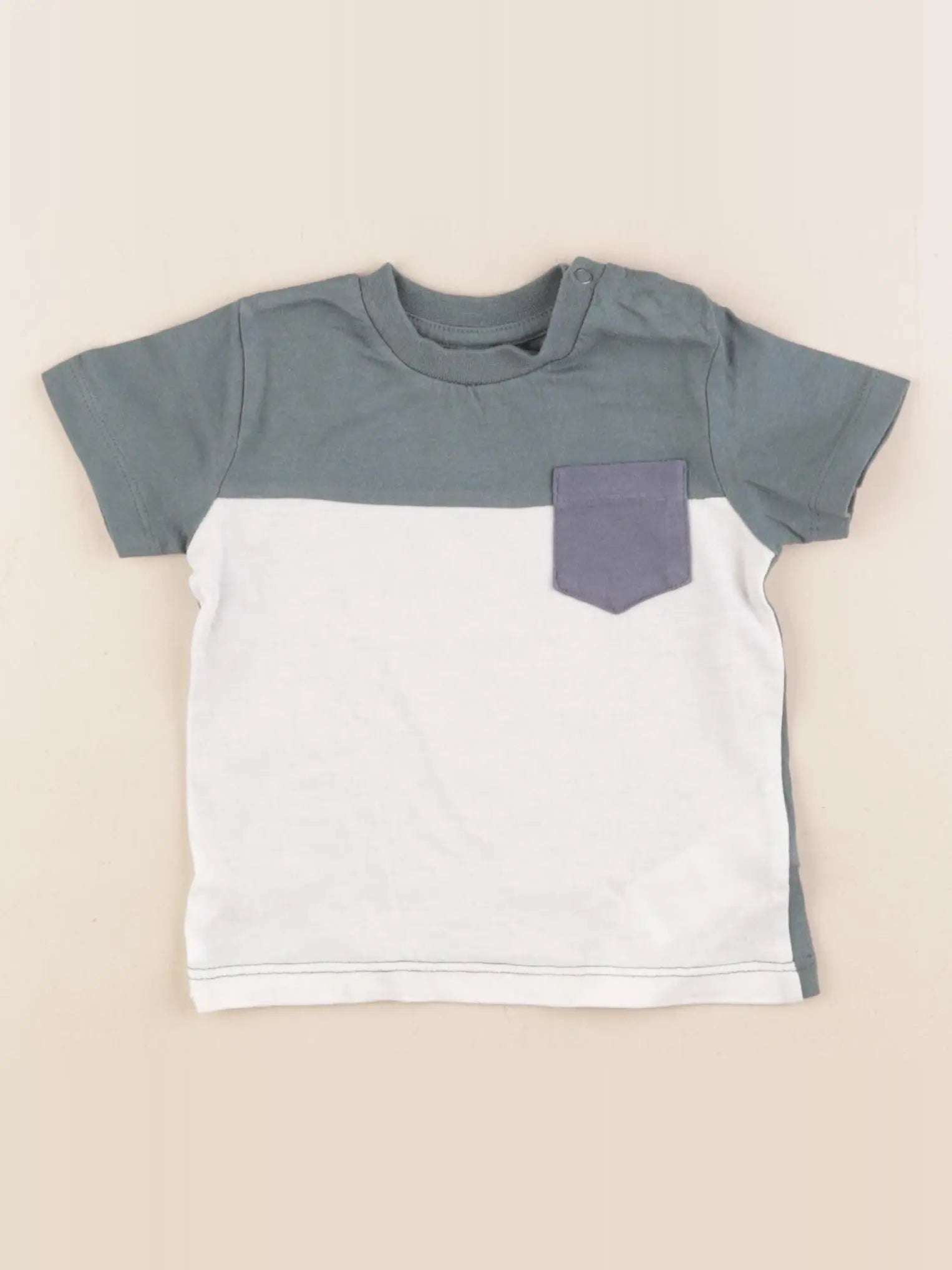 Vertbaudet - tee-shirt multicolore - 9 mois