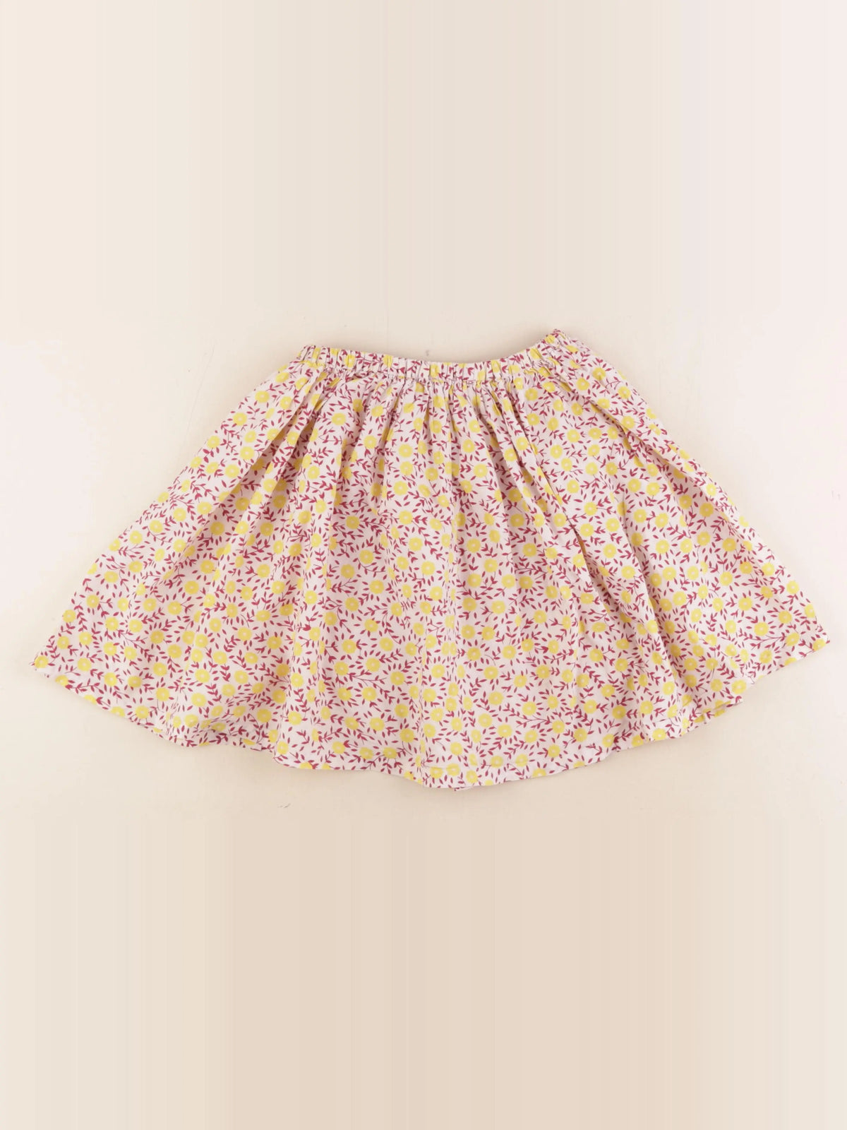 Bonton - jupe rose, jaune - 8 ans