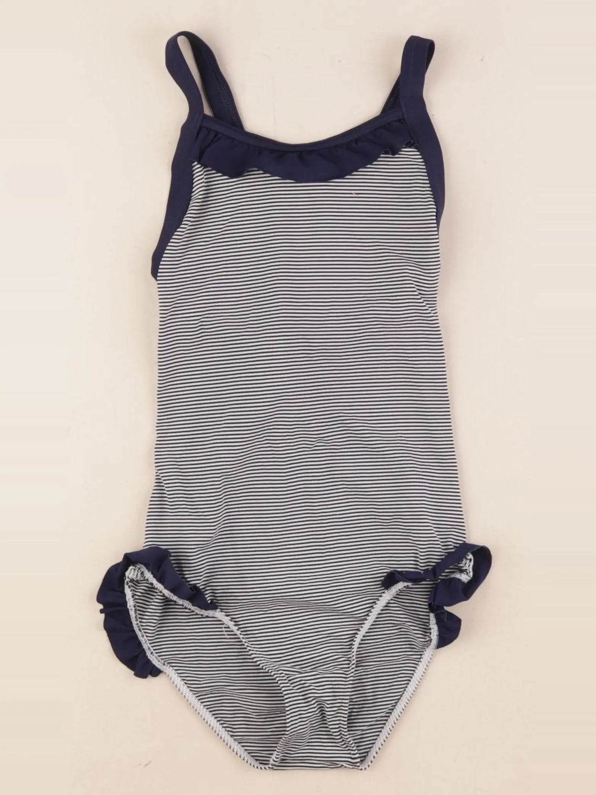 Petit Bateau - maillot de bain blanc, bleu - 6 ans