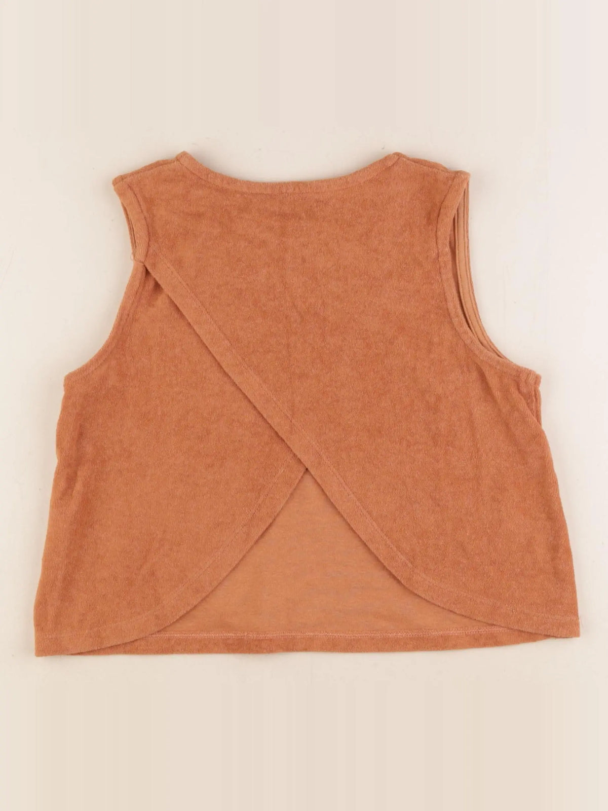 La Redoute - débardeur éponge marron - 10 ans
