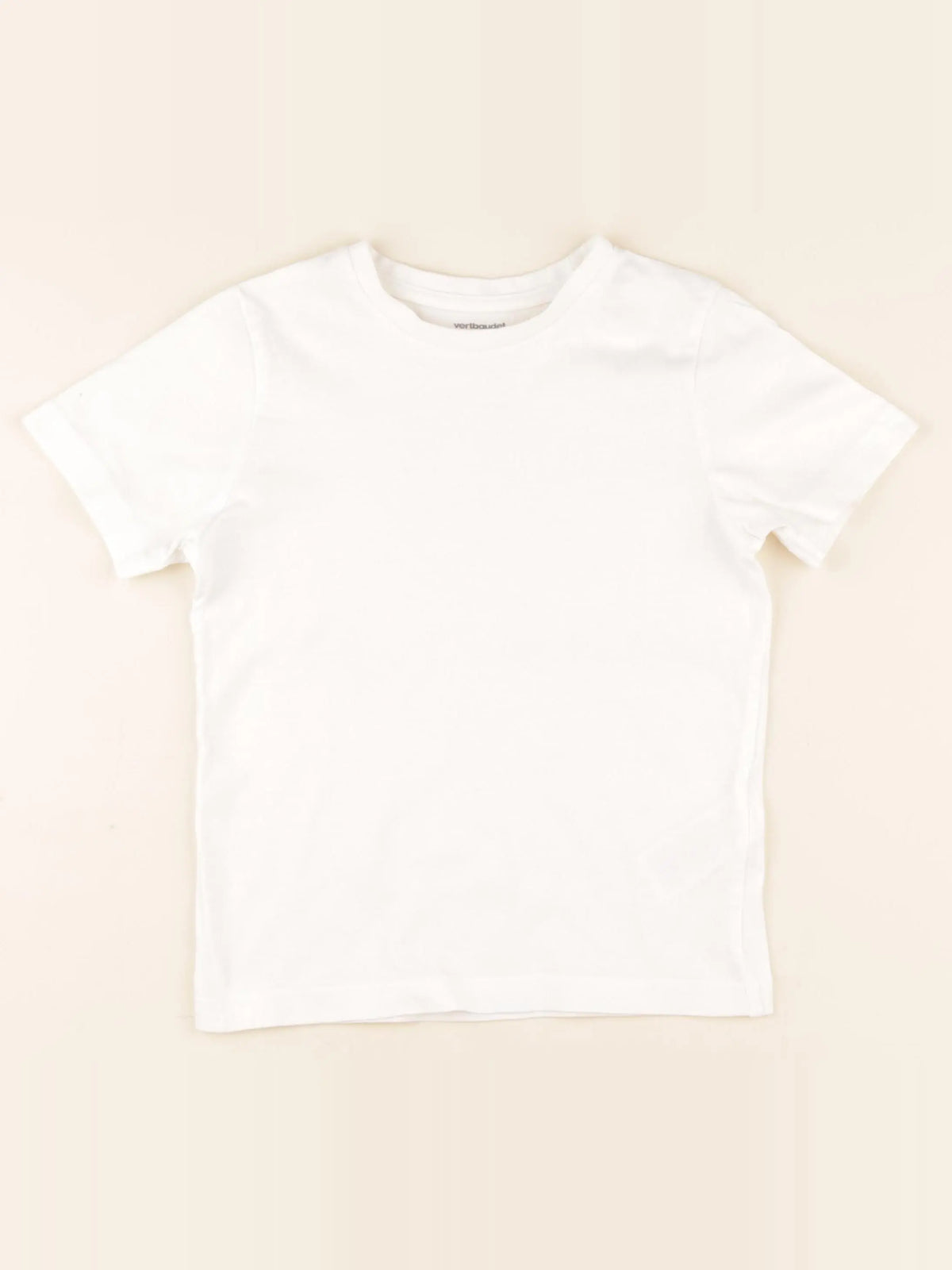 Vertbaudet - tee-shirt blanc - 6 ans