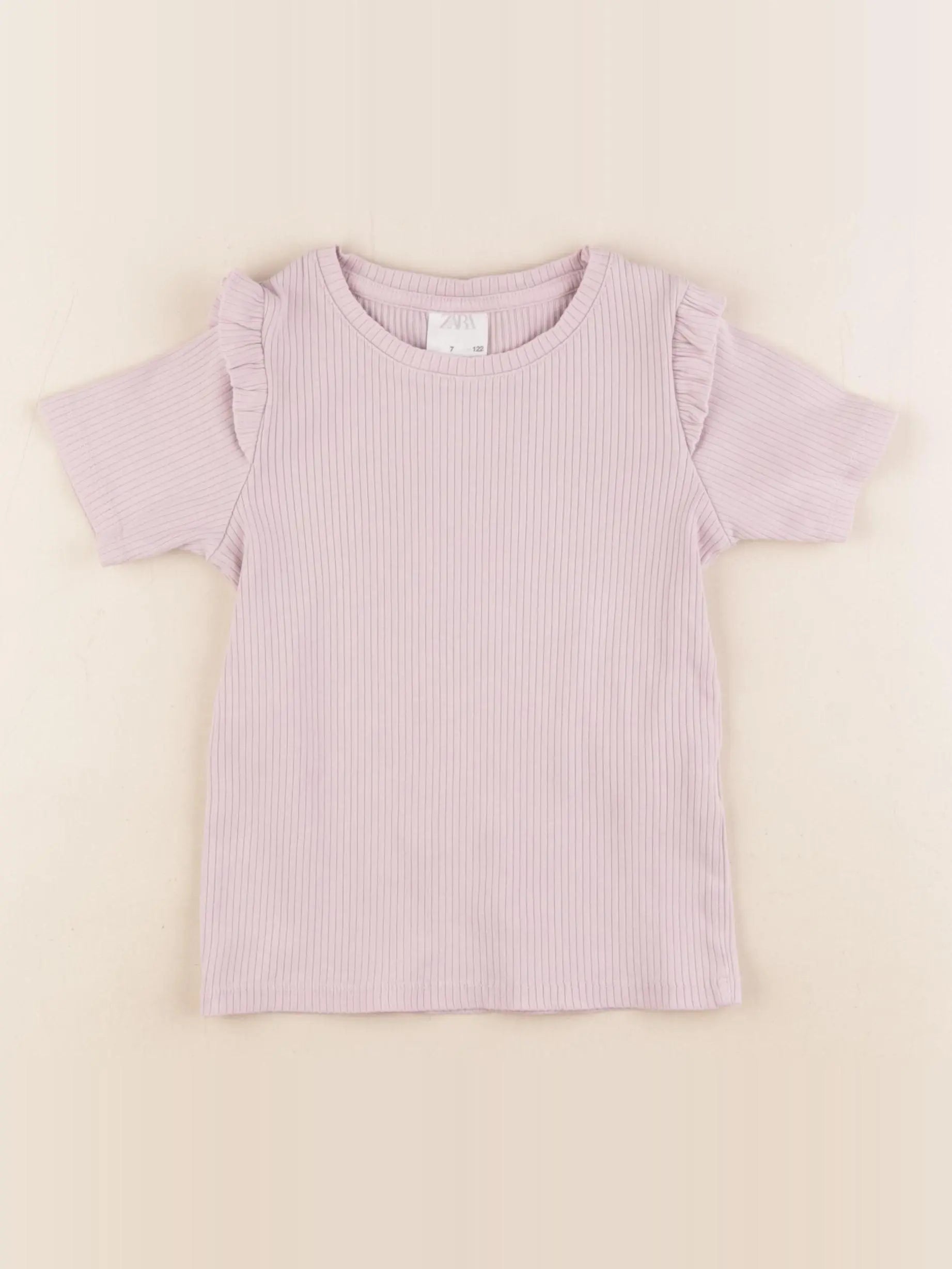 Zara - tee-shirt violet - 7 ans