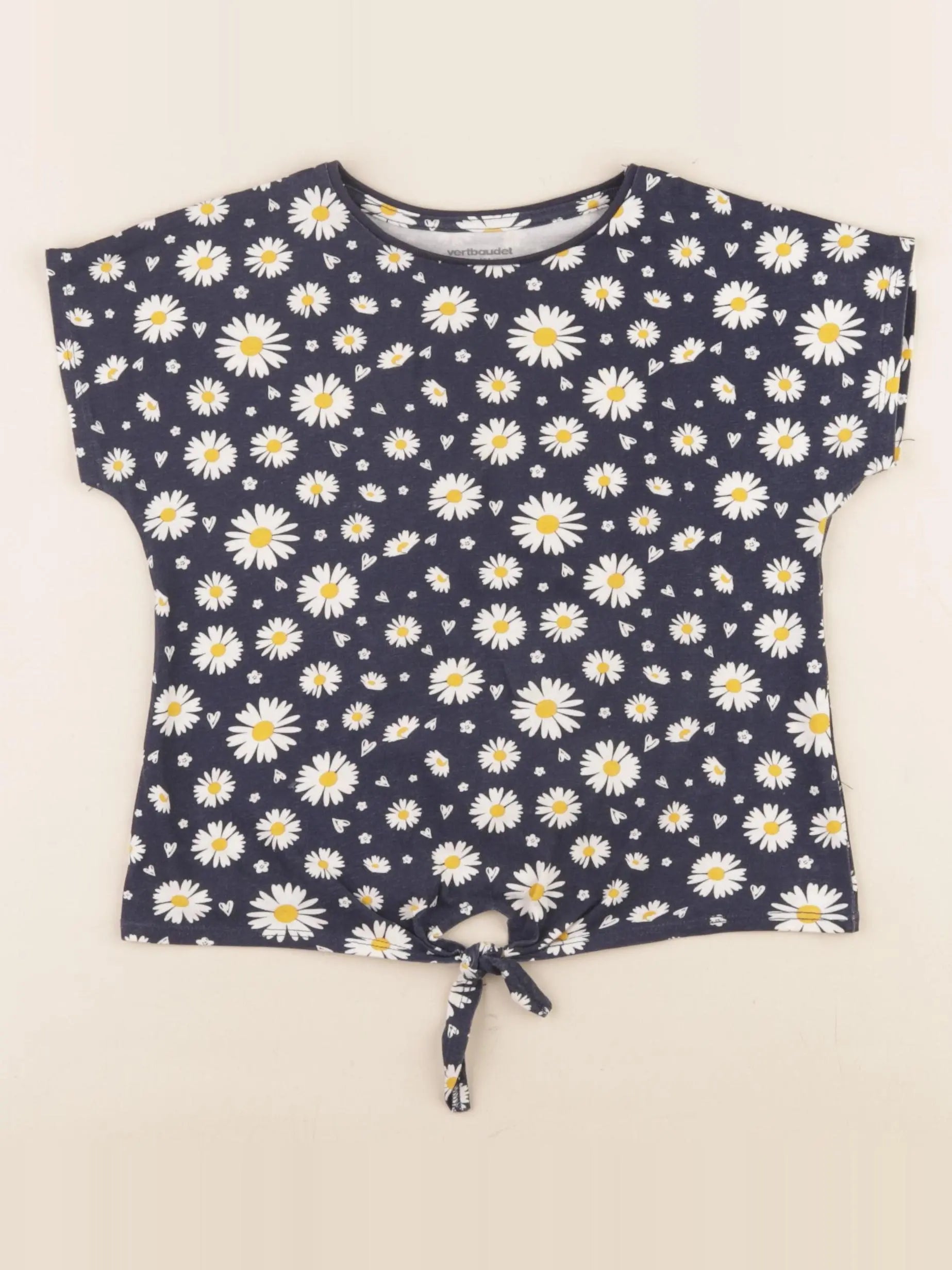 Vertbaudet - tee-shirt bleu - 4 ans