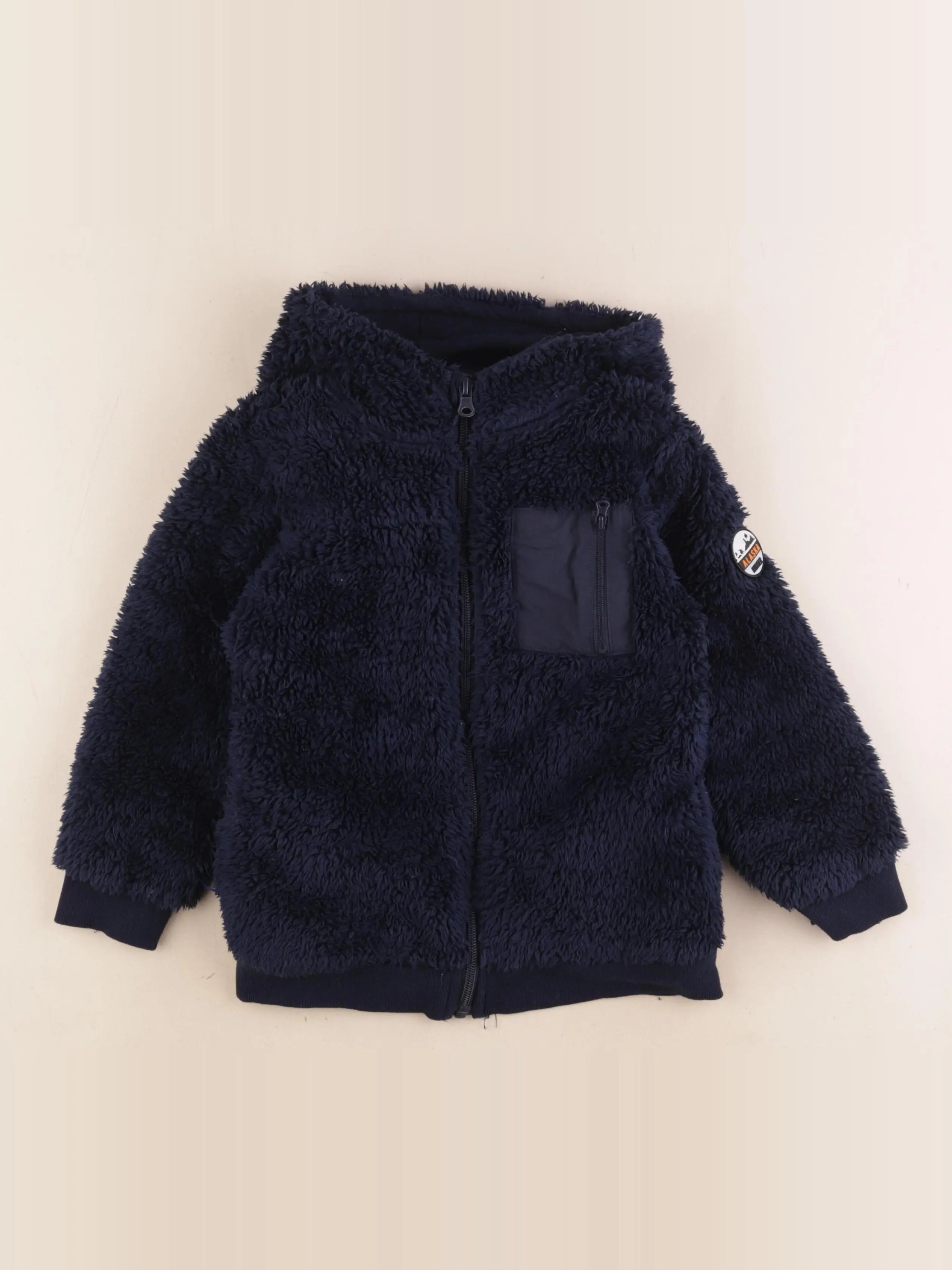 Vertbaudet - polaire bleu - 6 ans