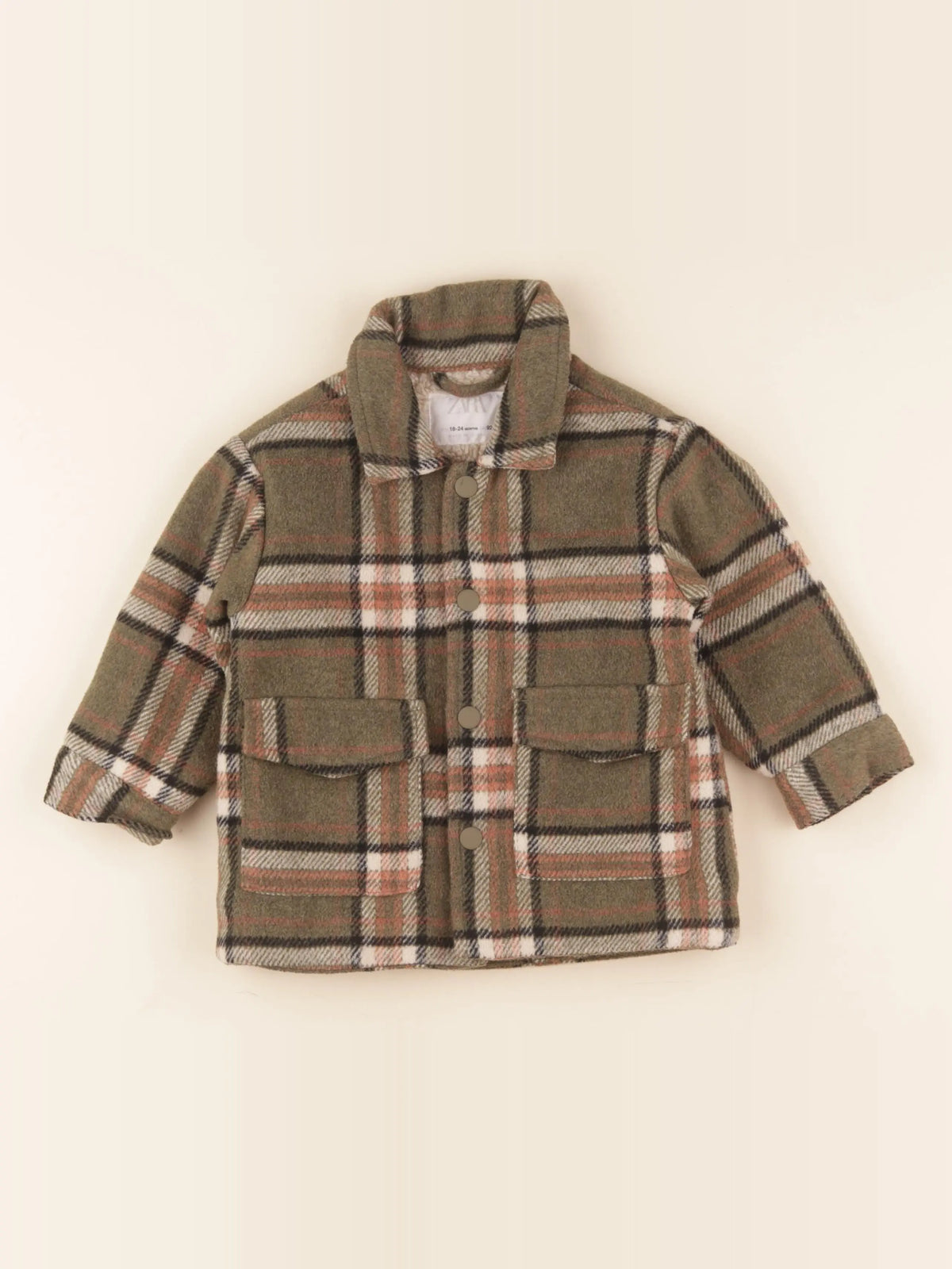 Zara - veste vert - 18/24 mois