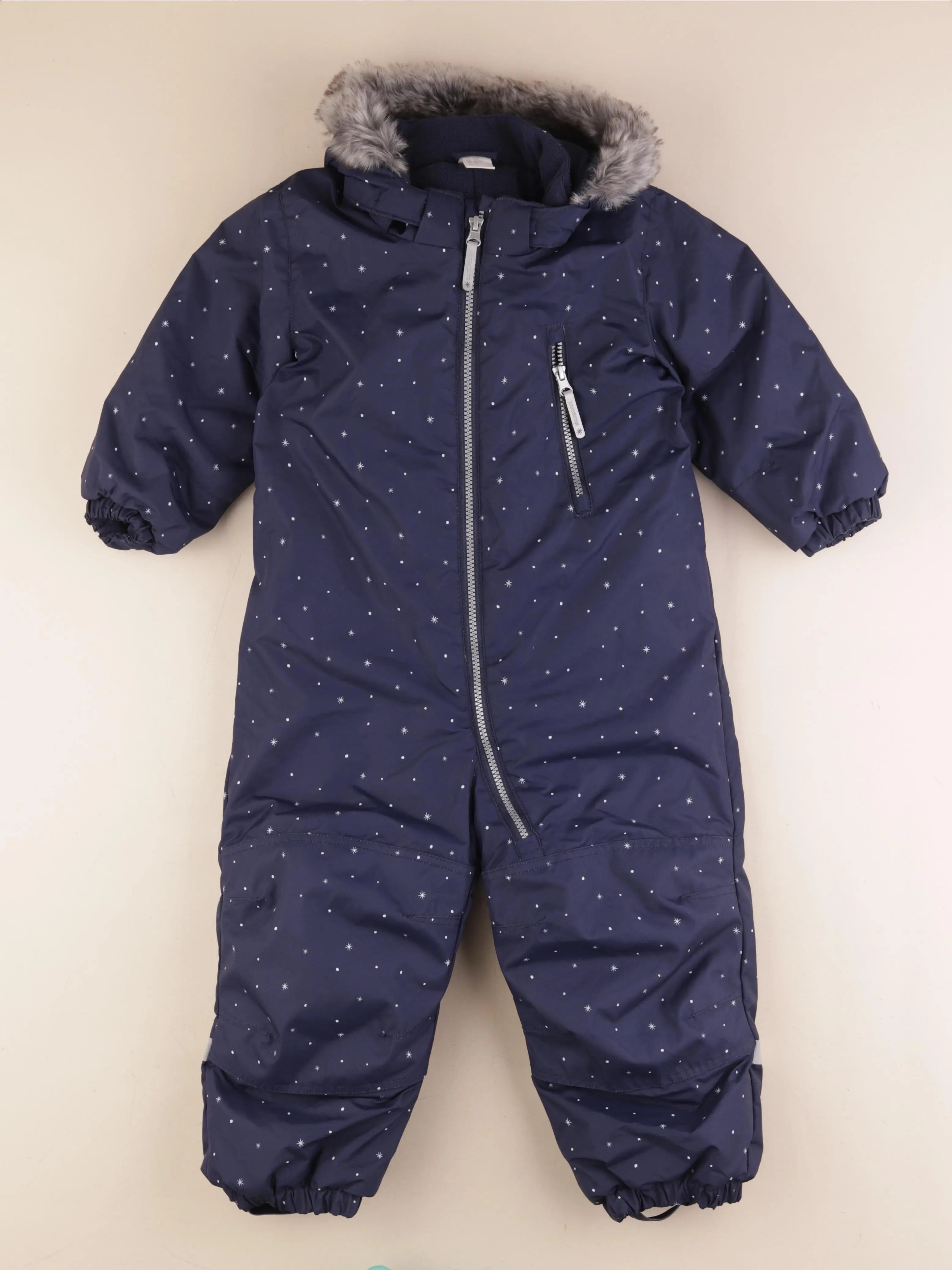 H&M - combinaison de ski bleu - 2/3 ans