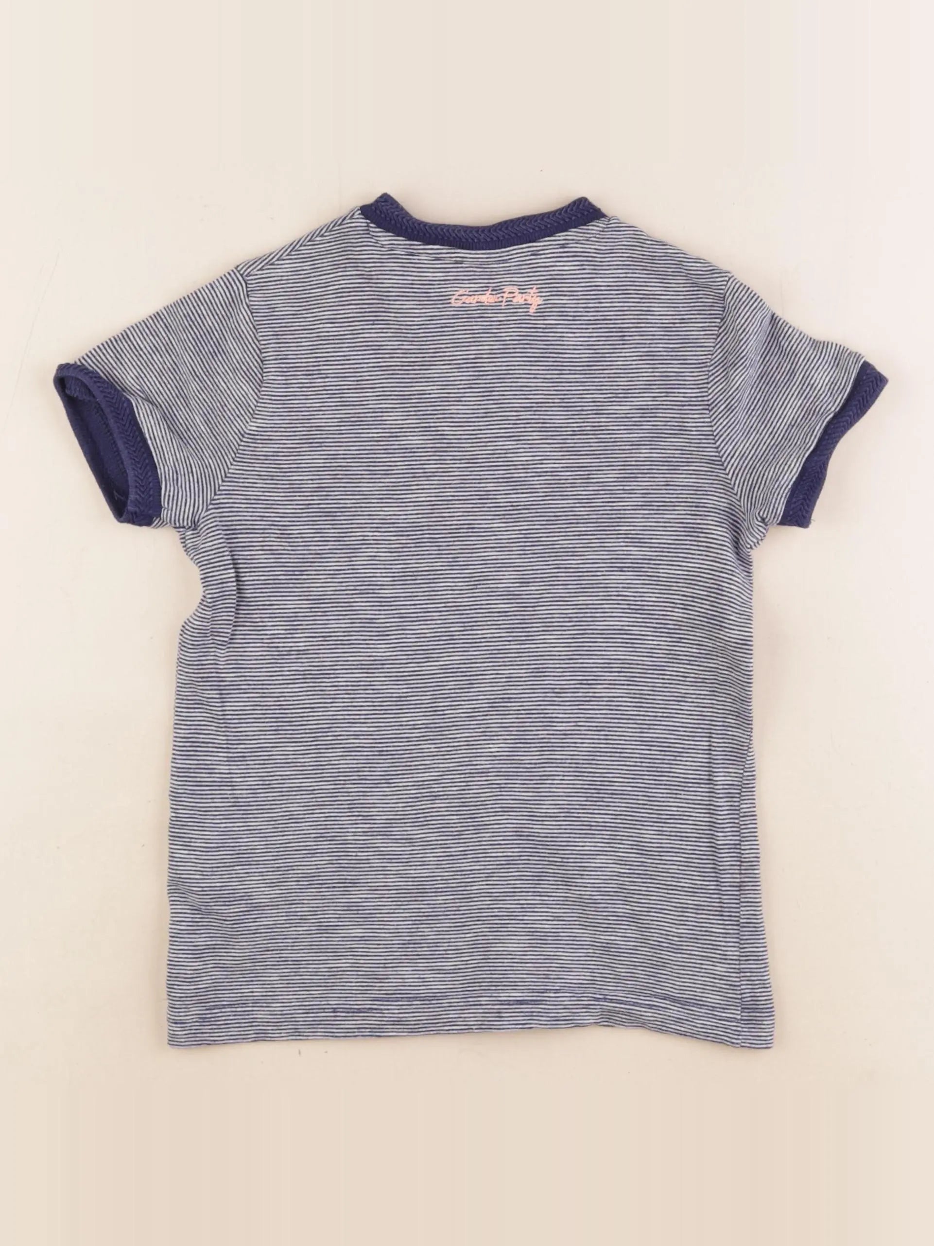Tape à l'oeil - tee-shirt bleu, blanc - 4 ans