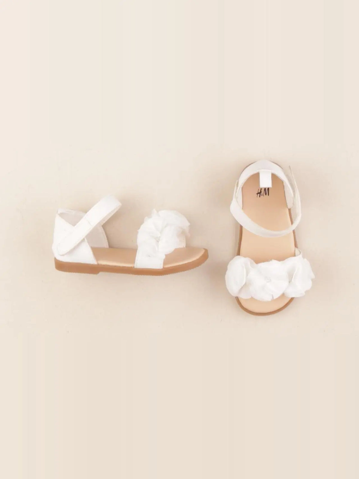 H&M - sandales blanc - pointure 20/21