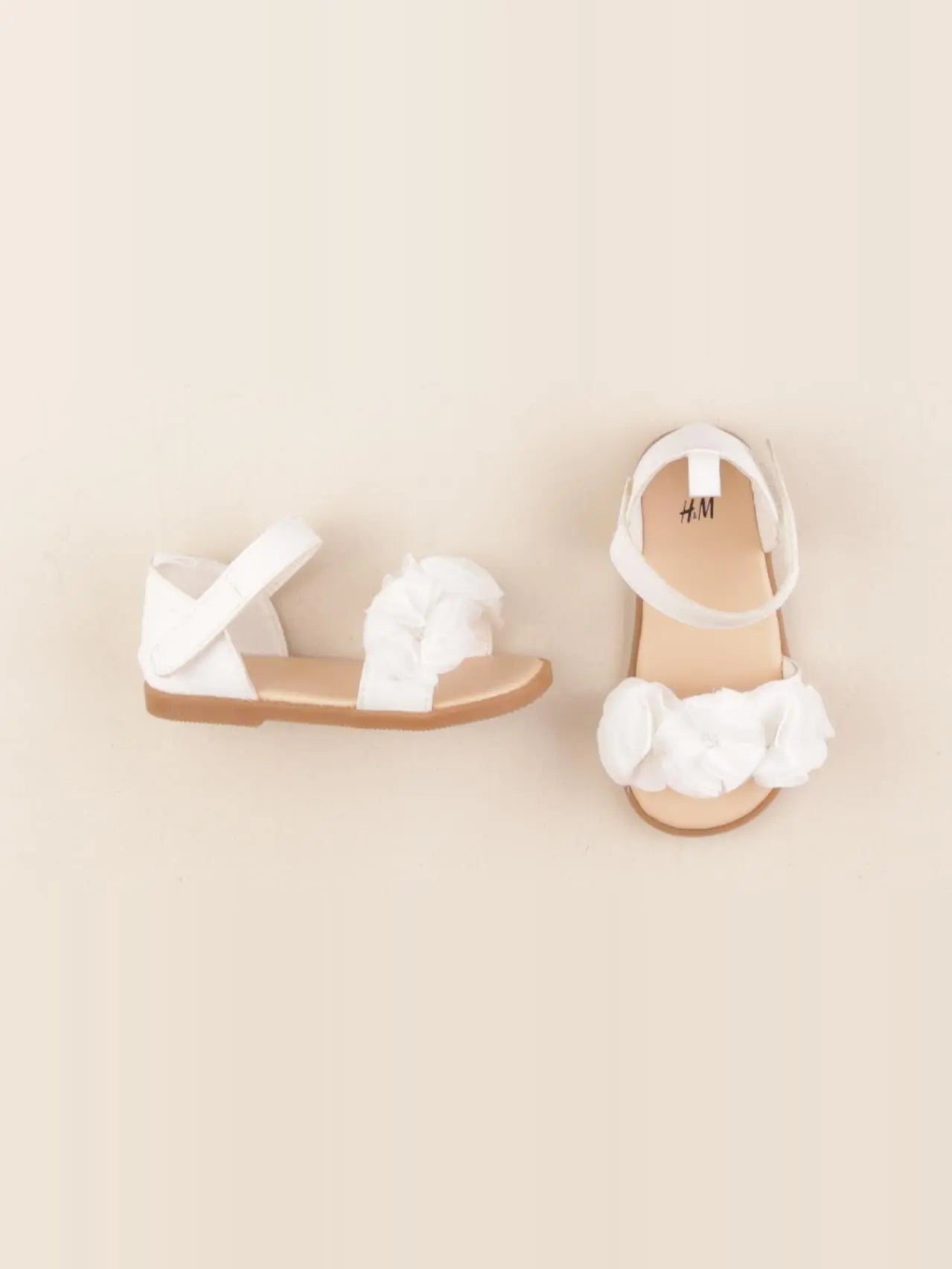 H&M - sandales blanc - pointure 20/21
