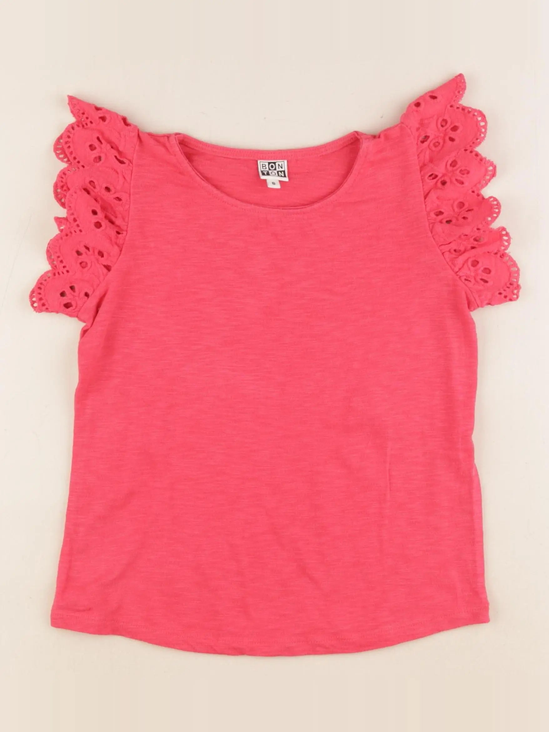 Bonton - tee-shirt rose - 8 ans