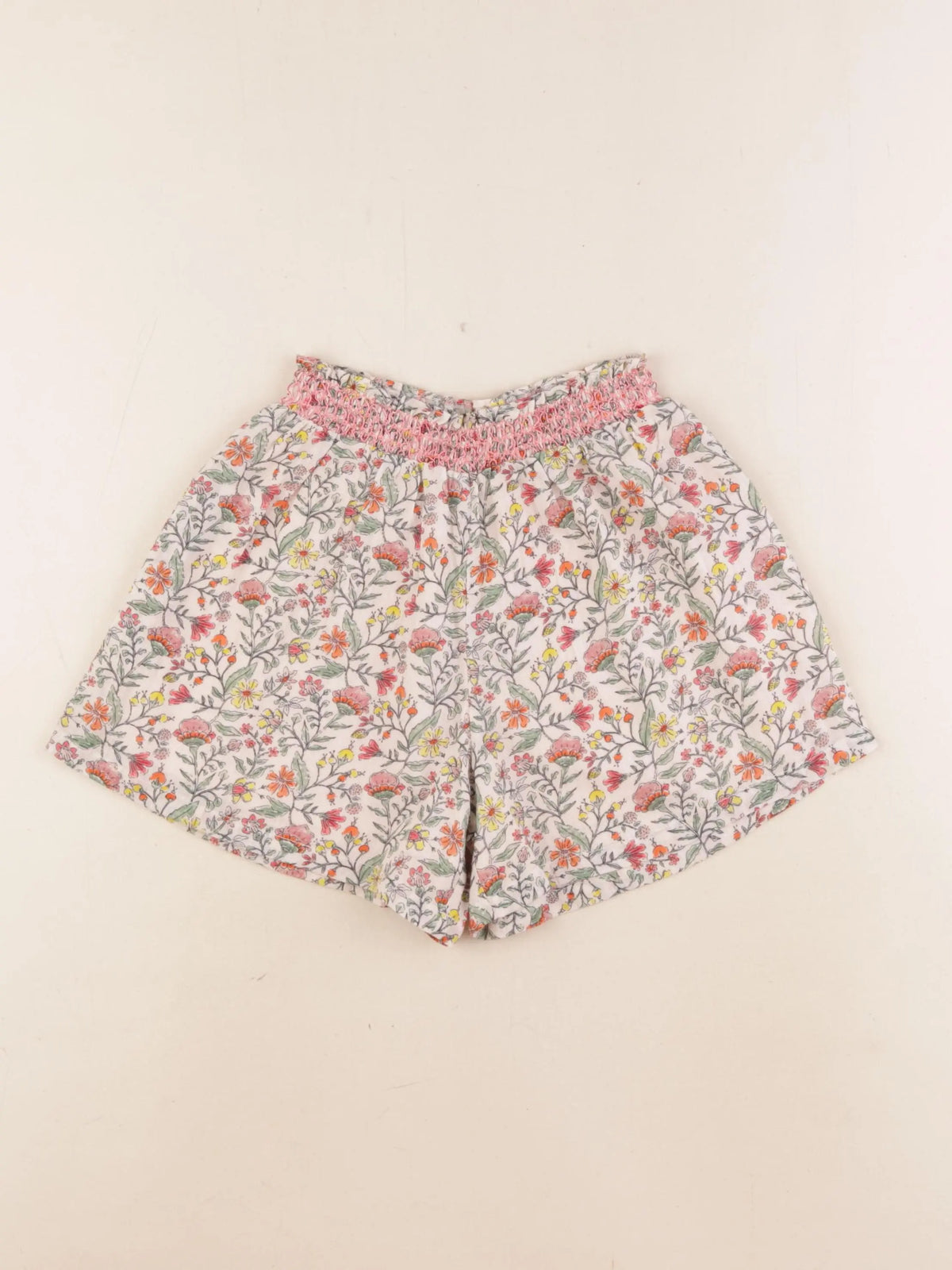 Bonheur du jour - short rose - 8 ans