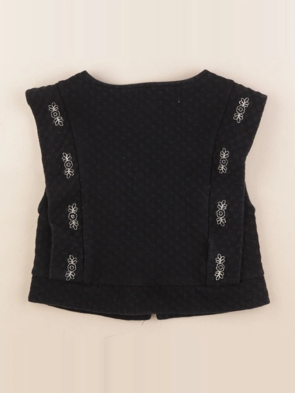 Monoprix - gilet noir - 4 ans