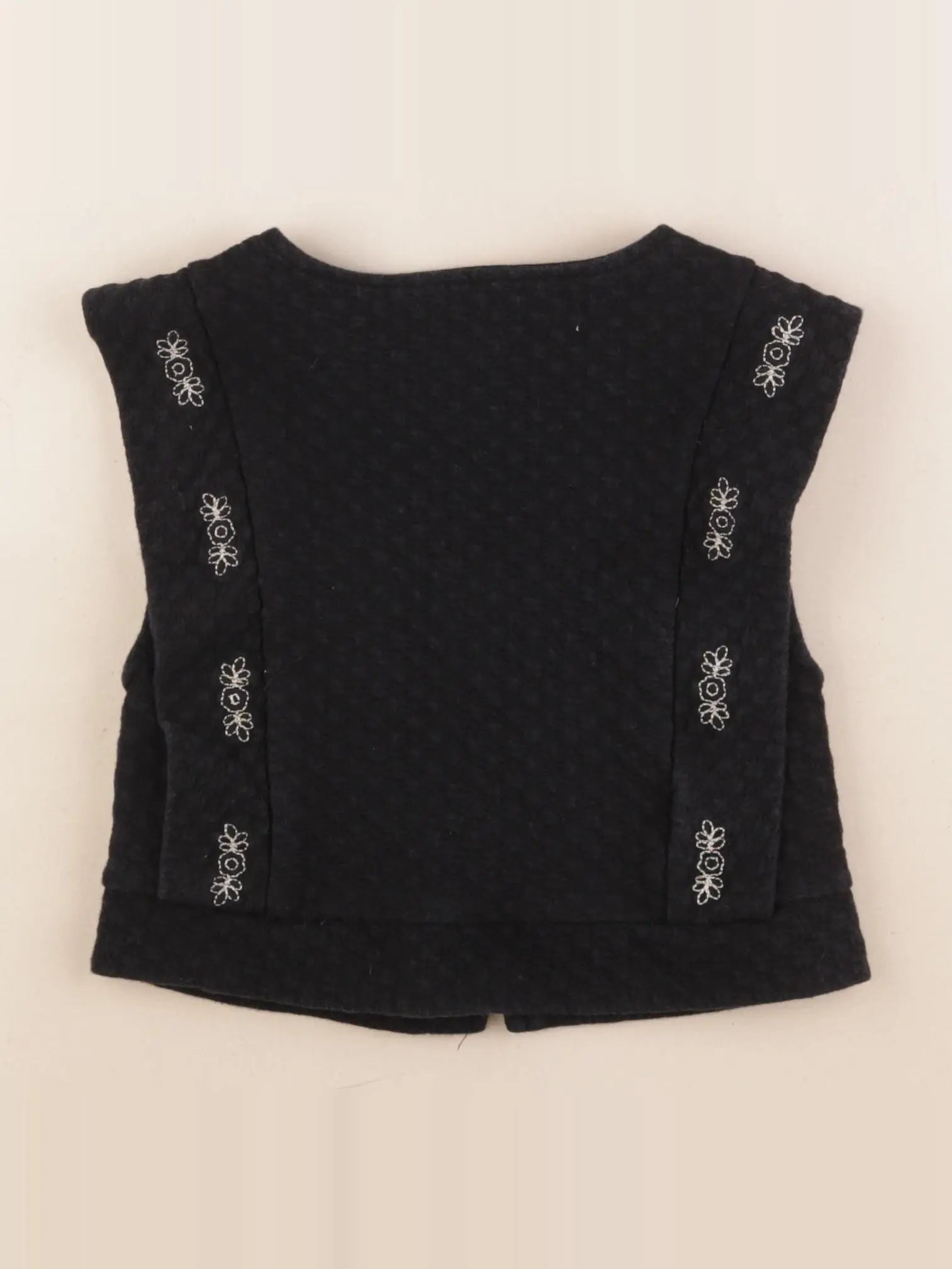 Monoprix - gilet noir - 4 ans