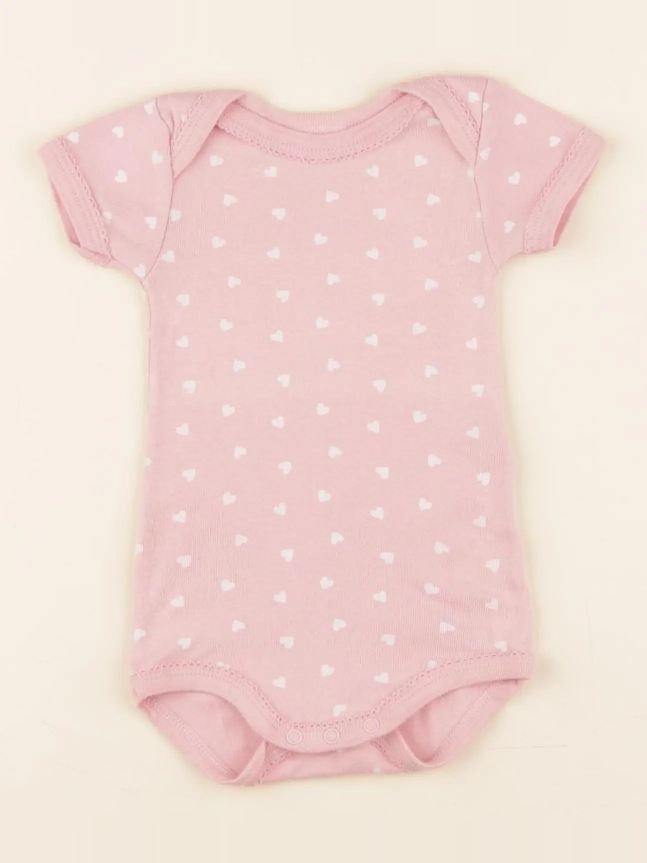 Petit Bateau - body rose - 3 mois