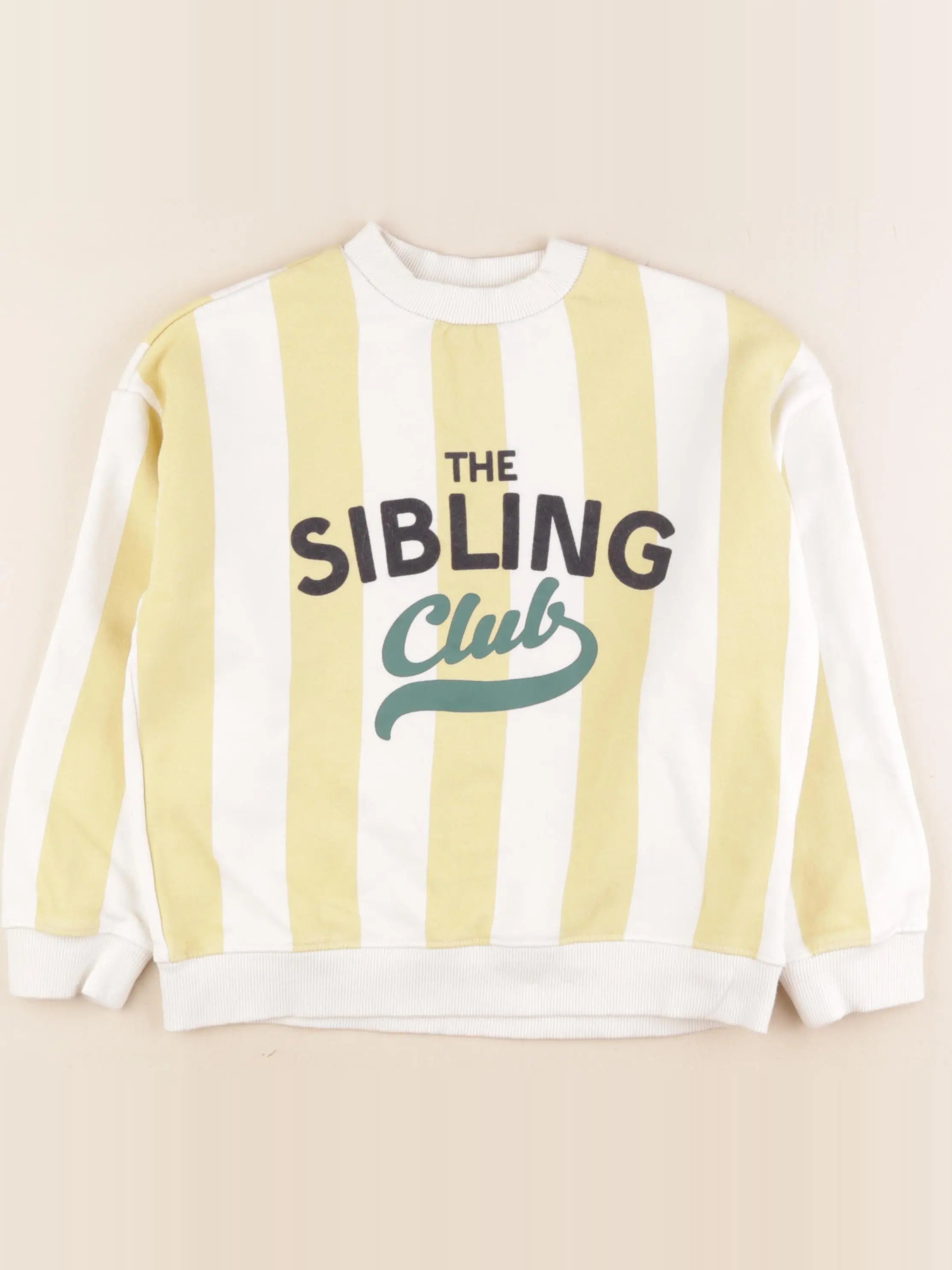 Monoprix - sweat jaune - 8 ans