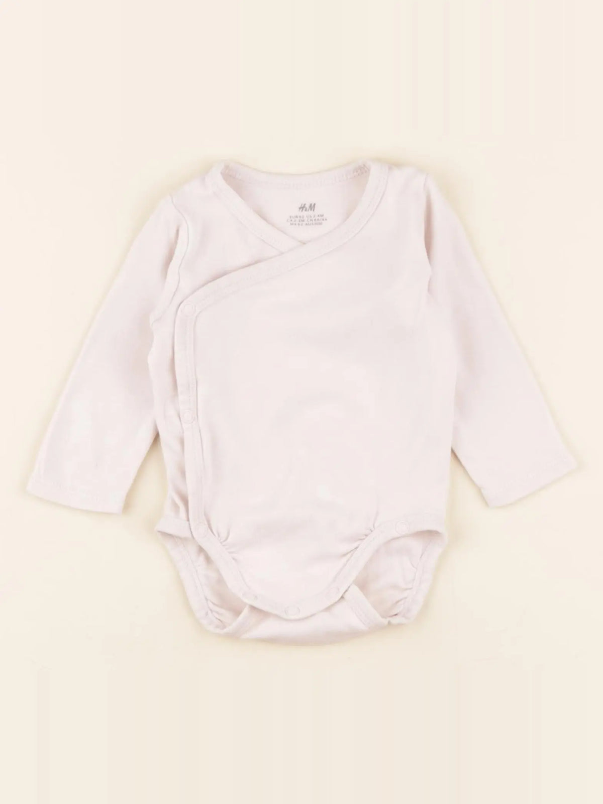 H&M - body rose - 2/4 mois