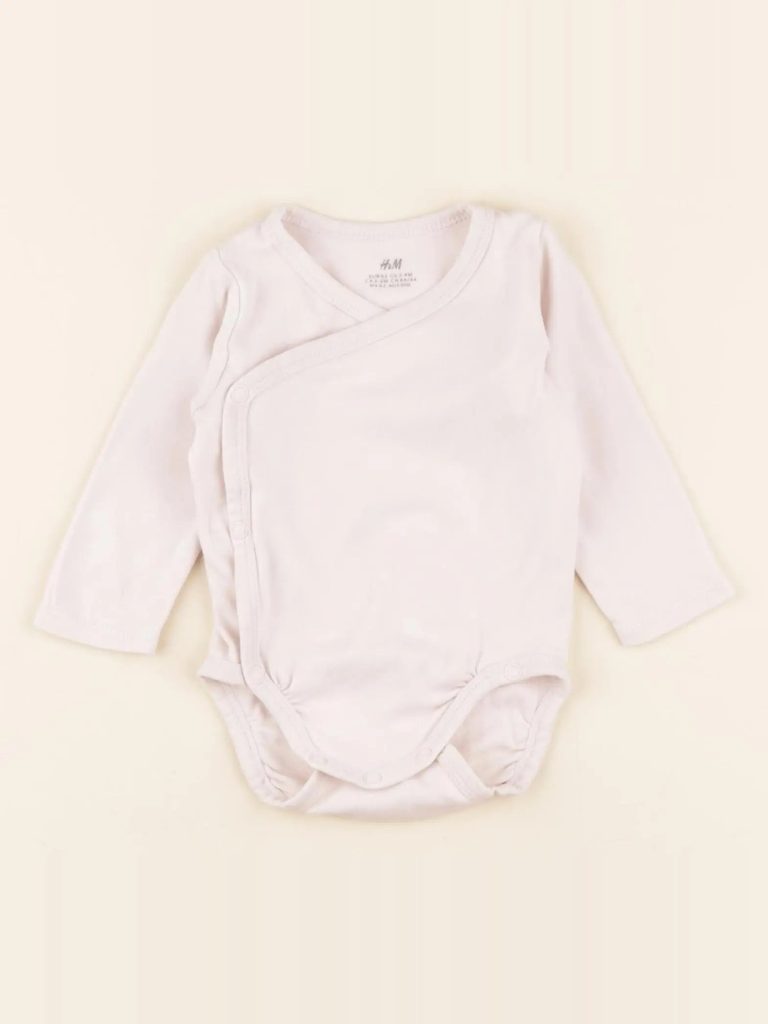 H&M - body rose - 2/4 mois