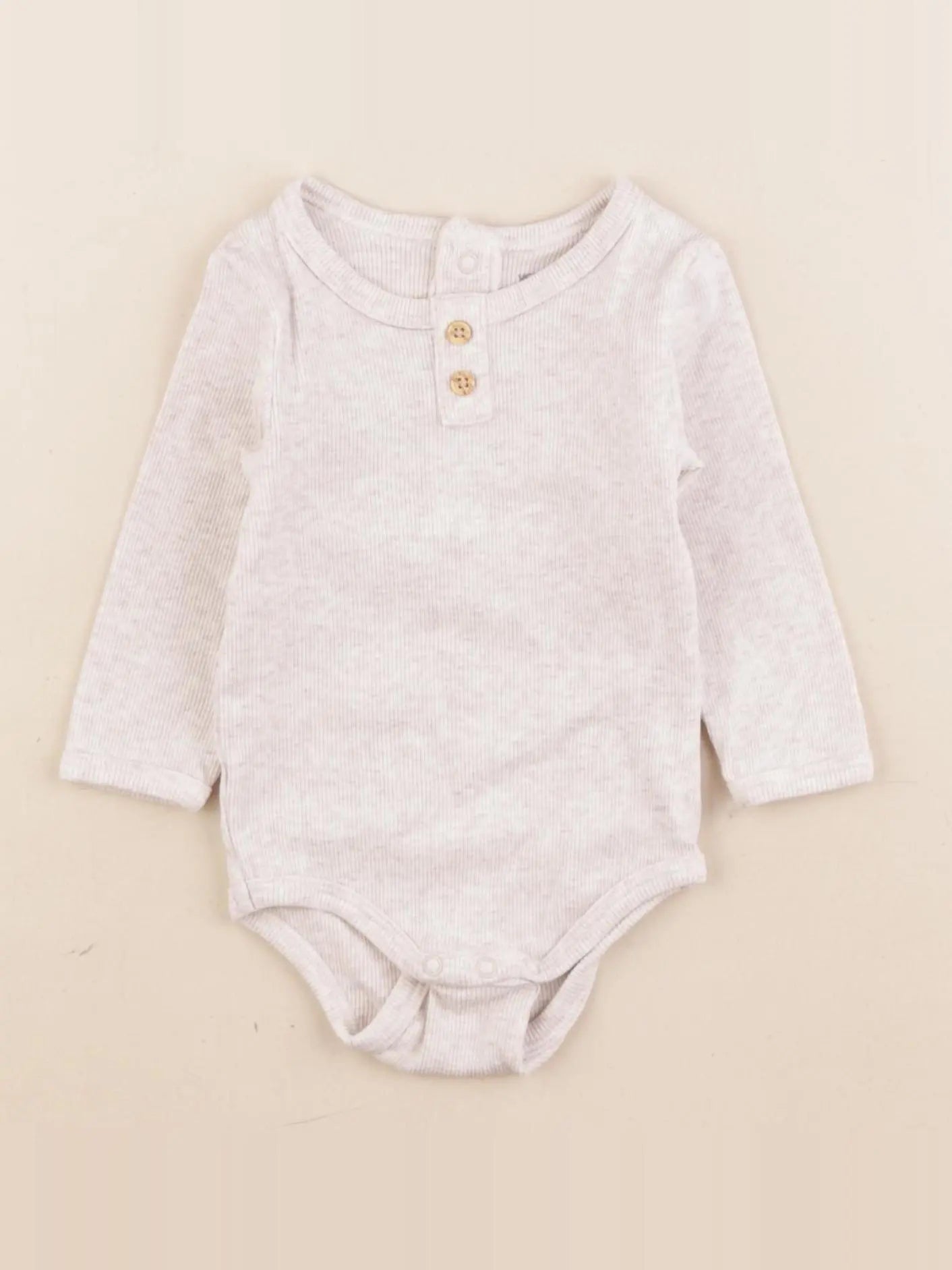 Vertbaudet - body beige - 3 mois