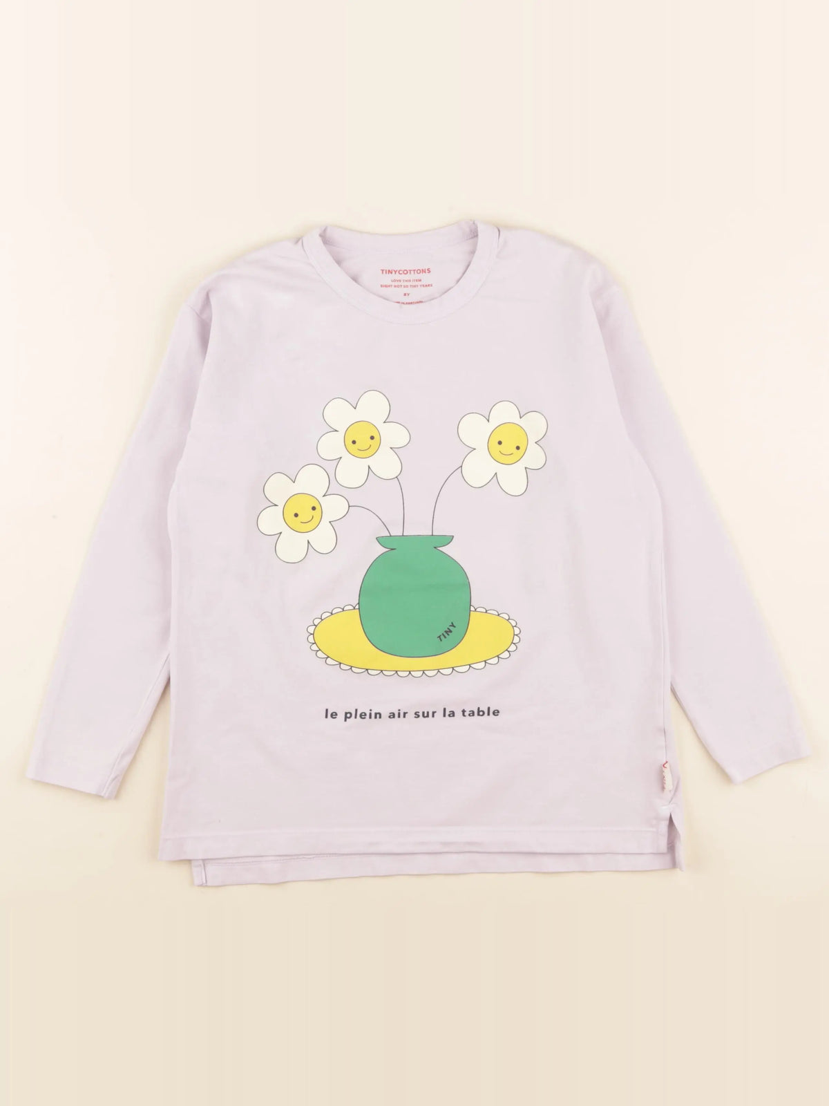 Tiny Cottons - tee-shirt violet - 8 ans