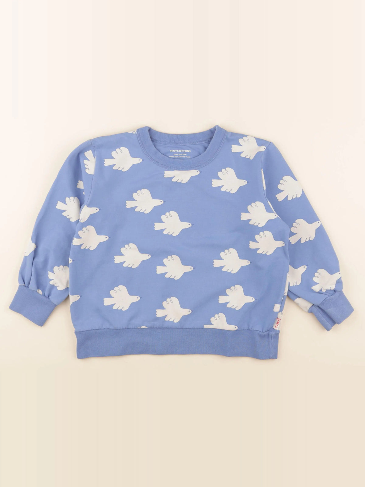 Tiny Cottons - sweat bleu - 8 ans