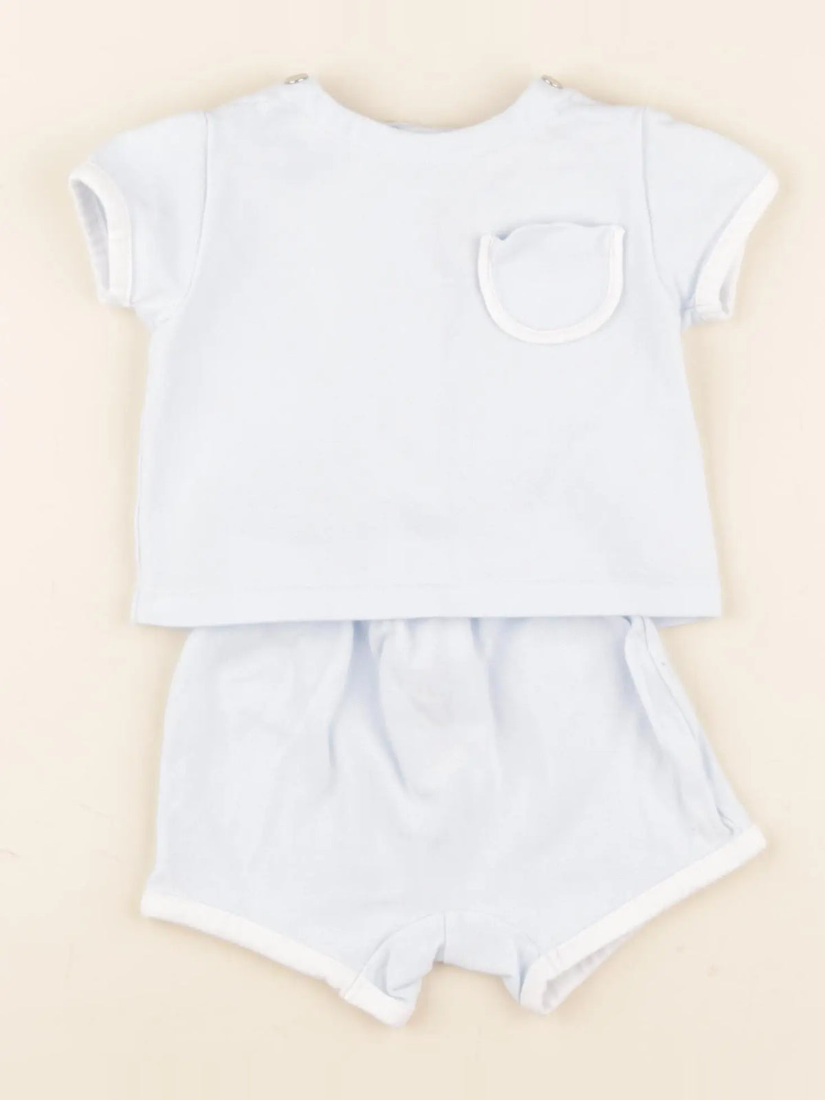 Jacadi - ensemble bleu - 6 mois
