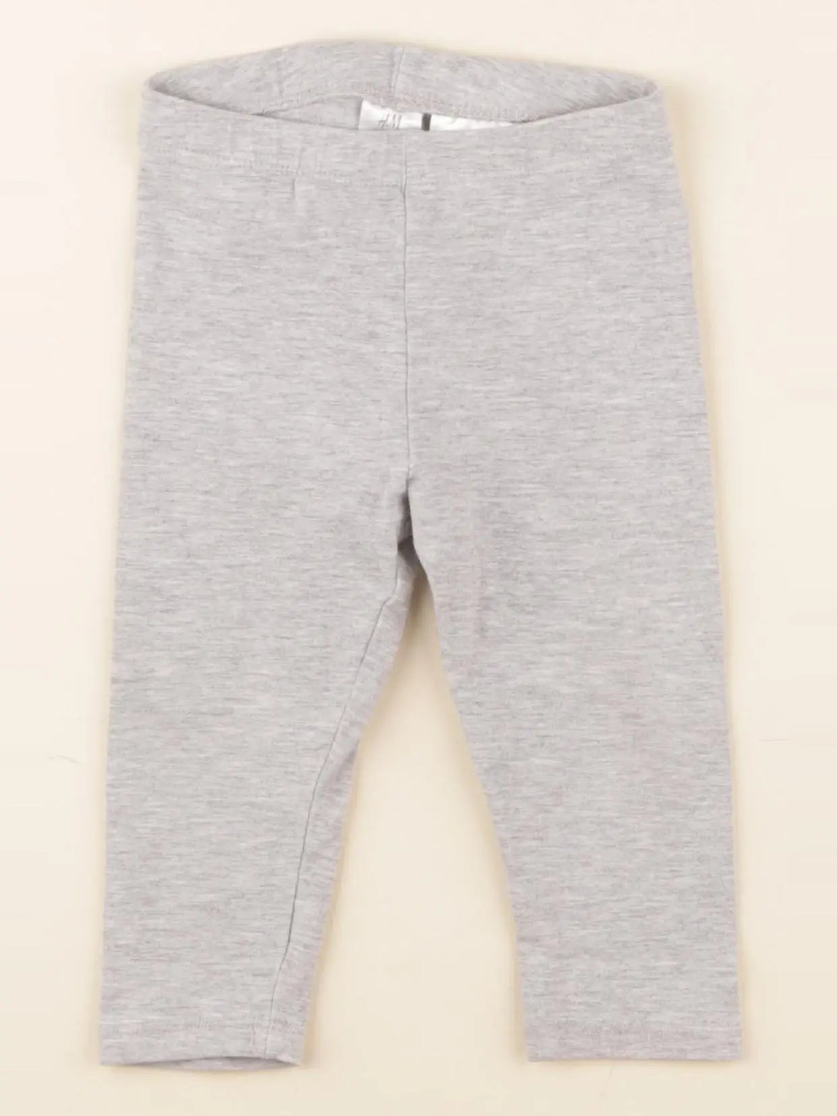 H&M - legging gris - 9/12 mois