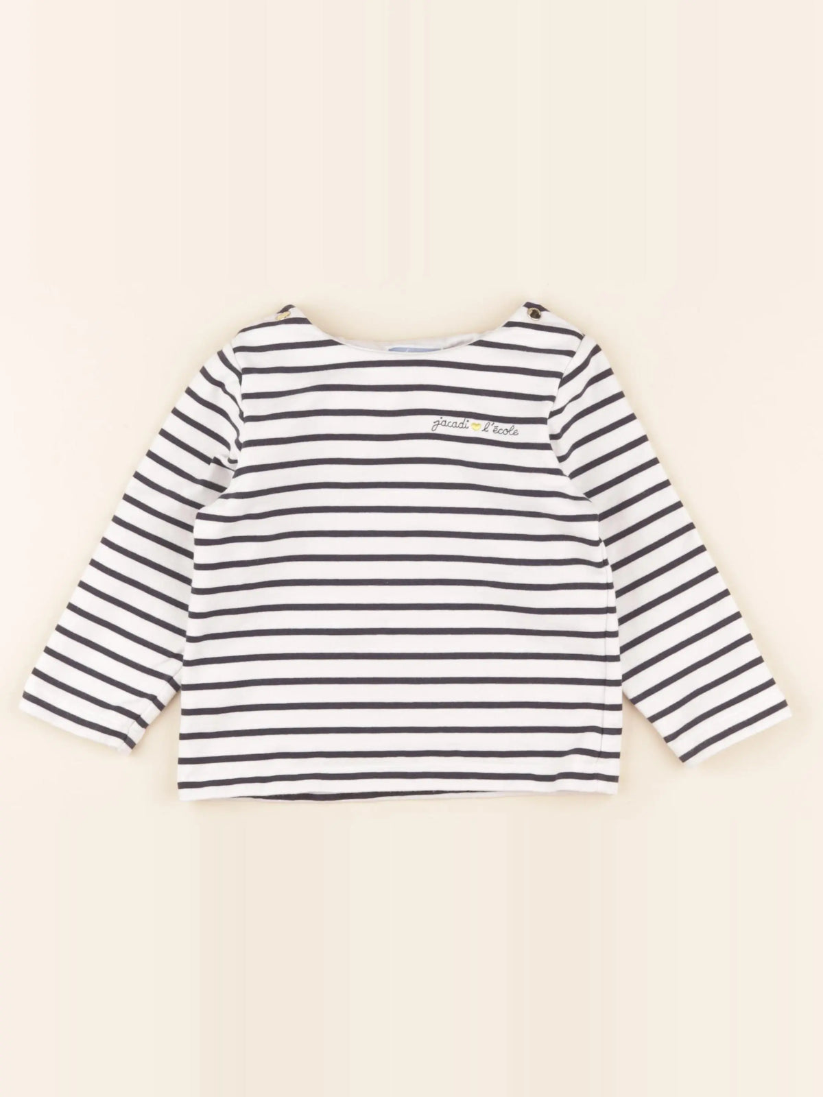 Jacadi - sweat bleu, blanc - 36 mois