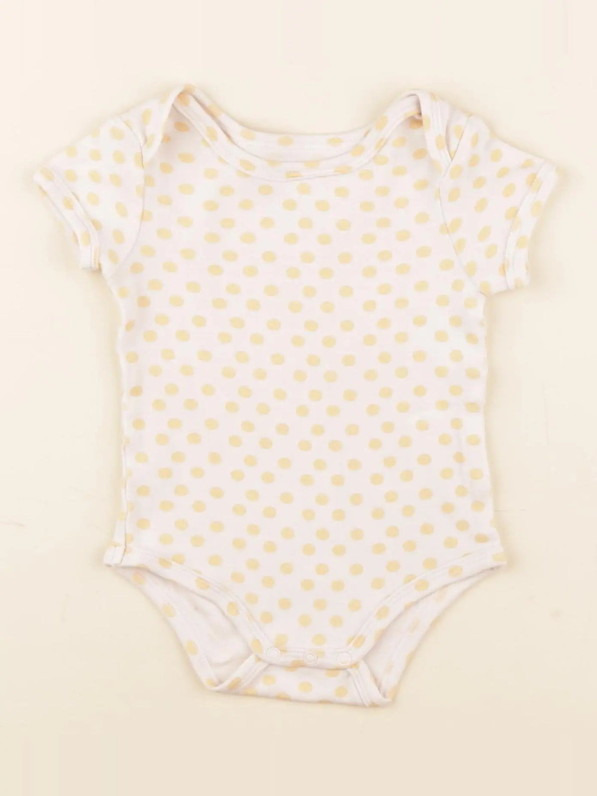 Vertbaudet - body beige - 6 mois