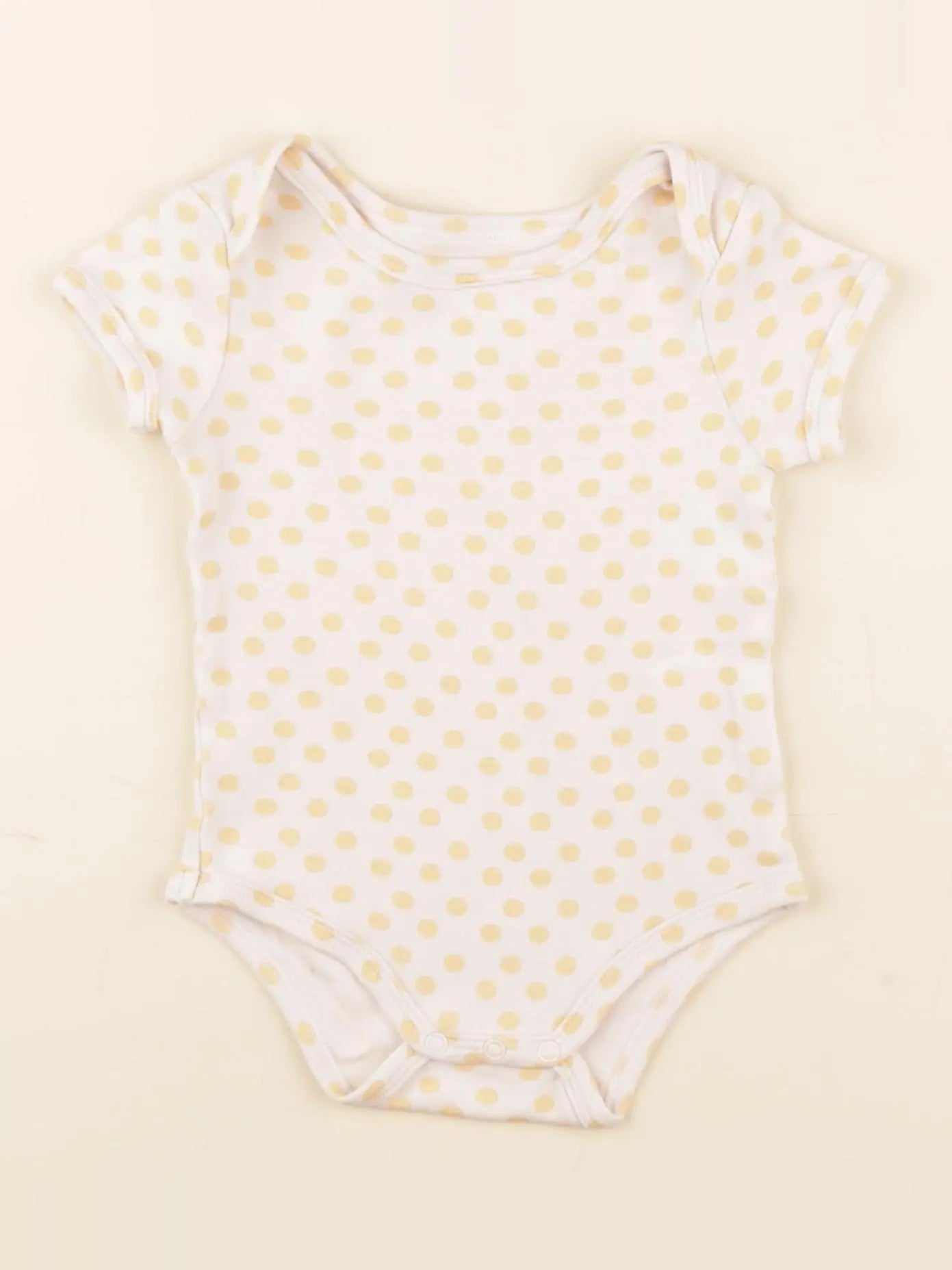 Vertbaudet - body beige - 6 mois