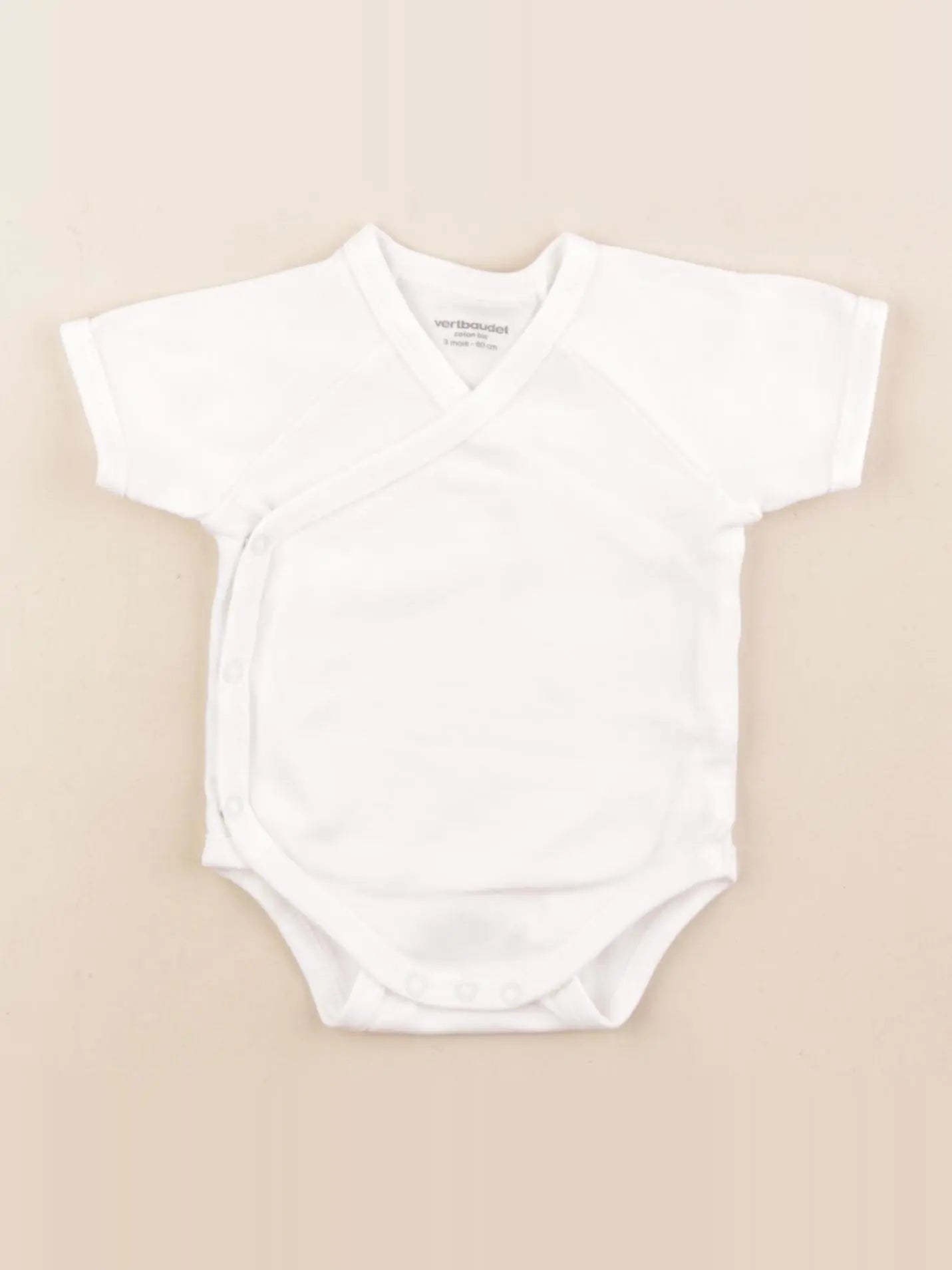 Vertbaudet - body blanc - 3 mois