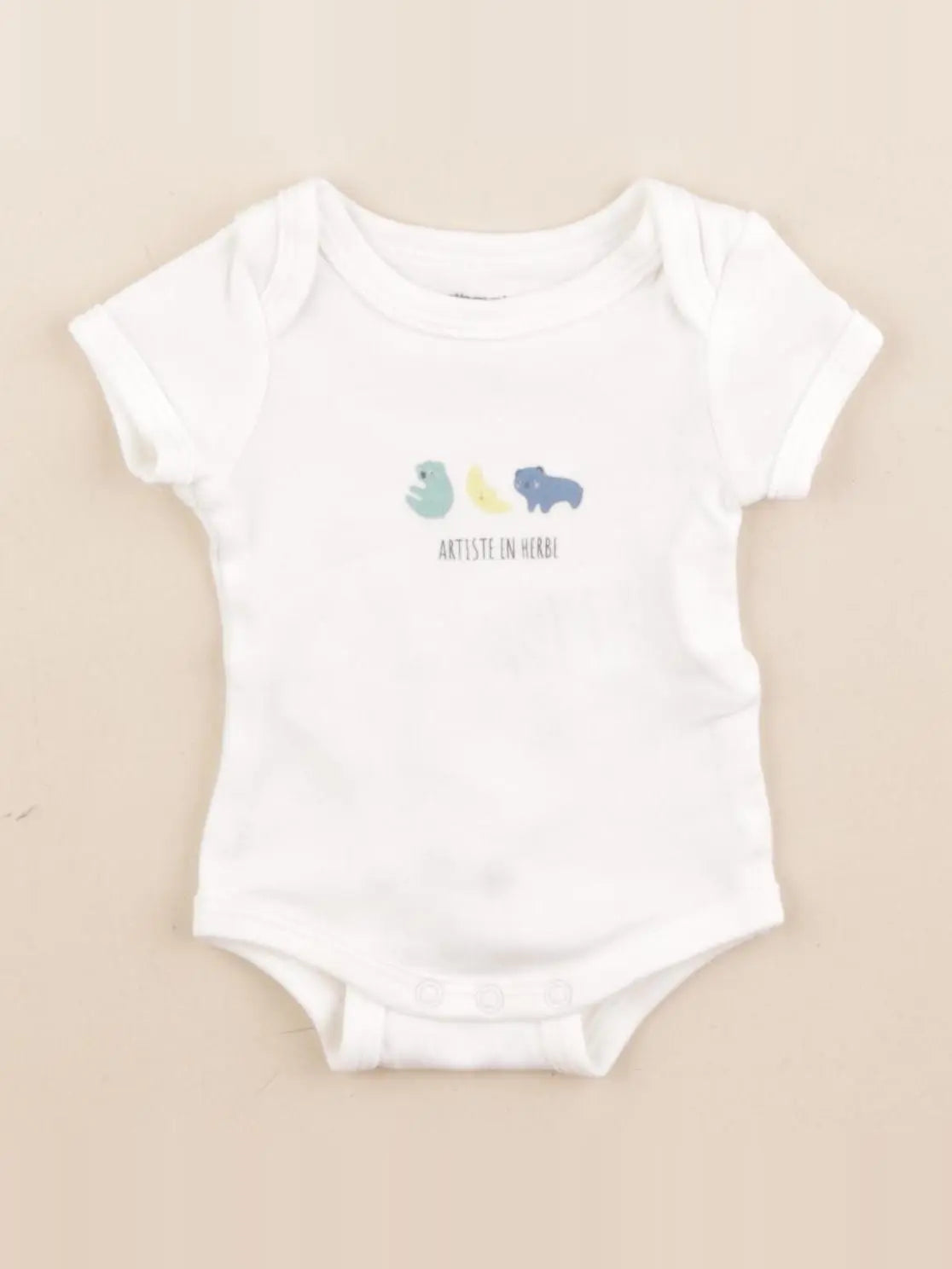Vertbaudet - body blanc - 1 mois