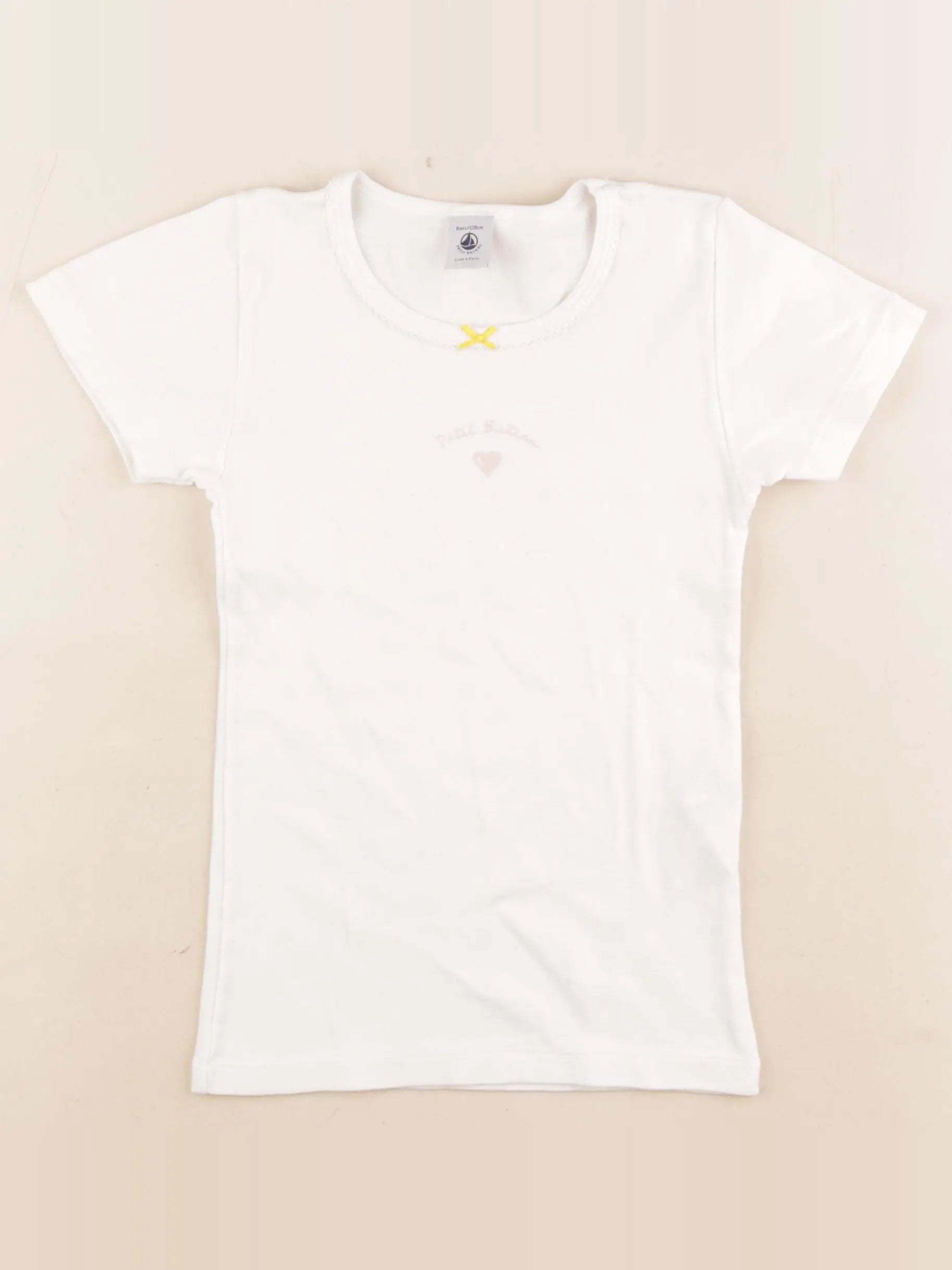 Petit Bateau - maillot de corps blanc - 8 ans