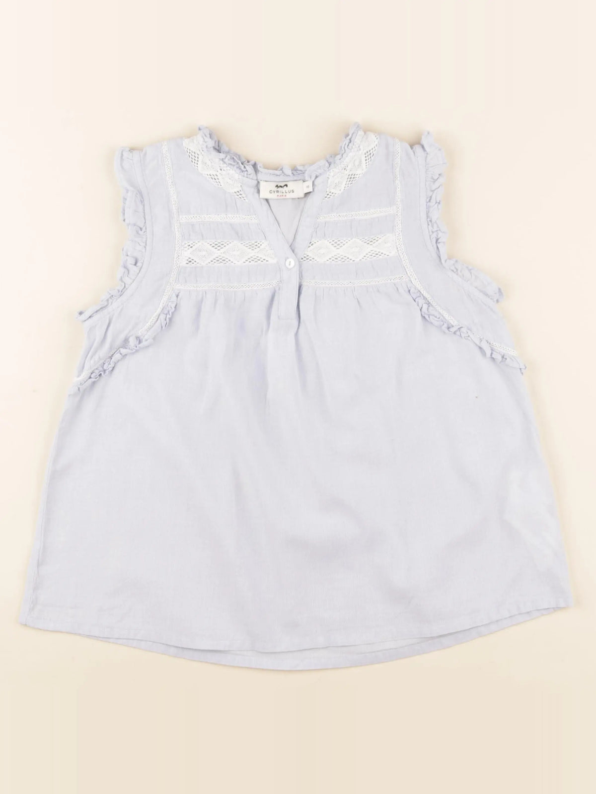 Cyrillus - blouse bleu - 10 ans