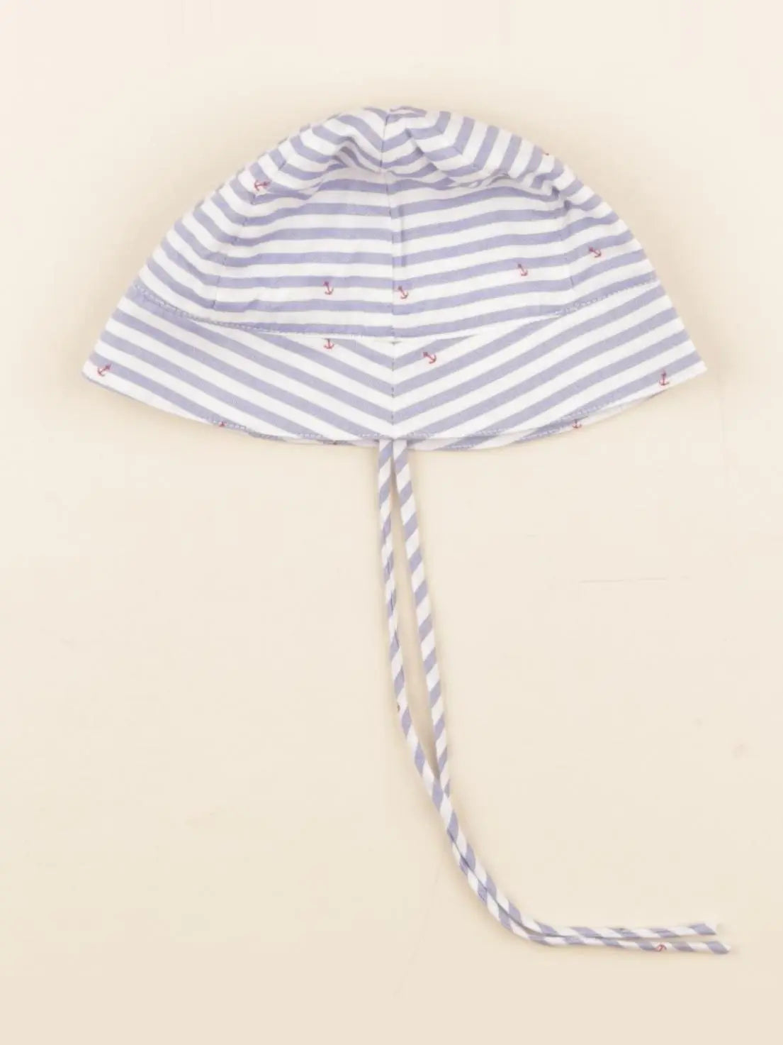 Jacadi - chapeau blanc, bleu - 0/1 mois