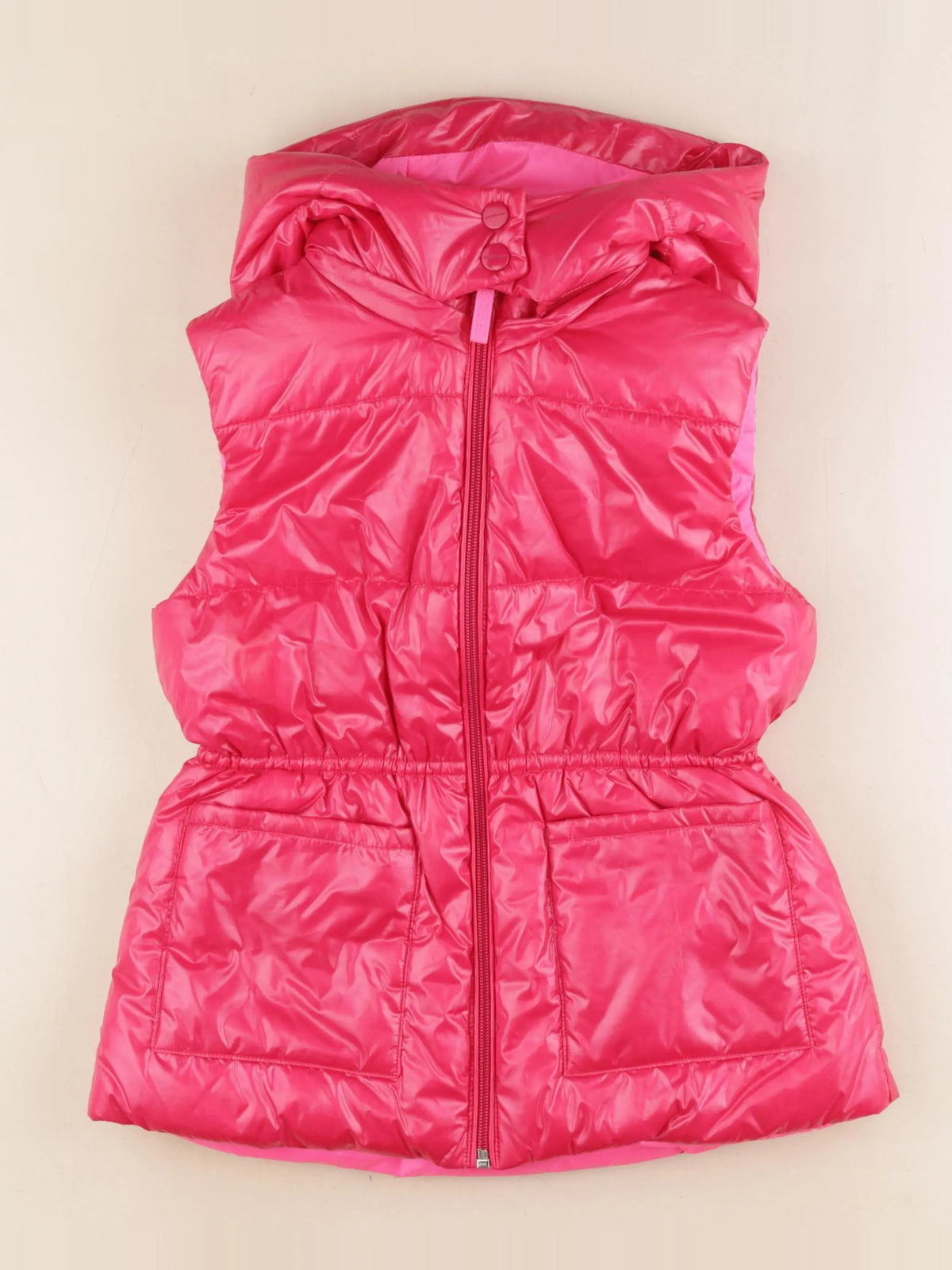 Jacadi - doudoune rose fluo - 10 ans
