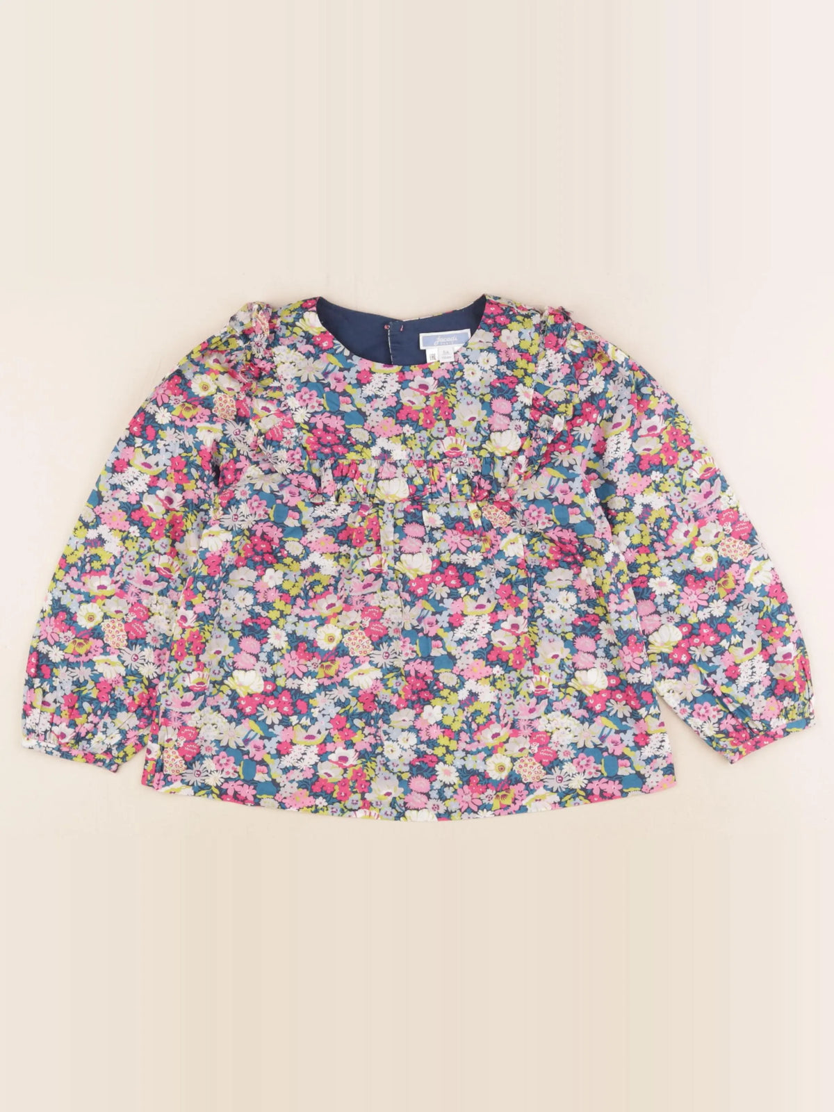 Jacadi - blouse liberty multicolore - 5 ans