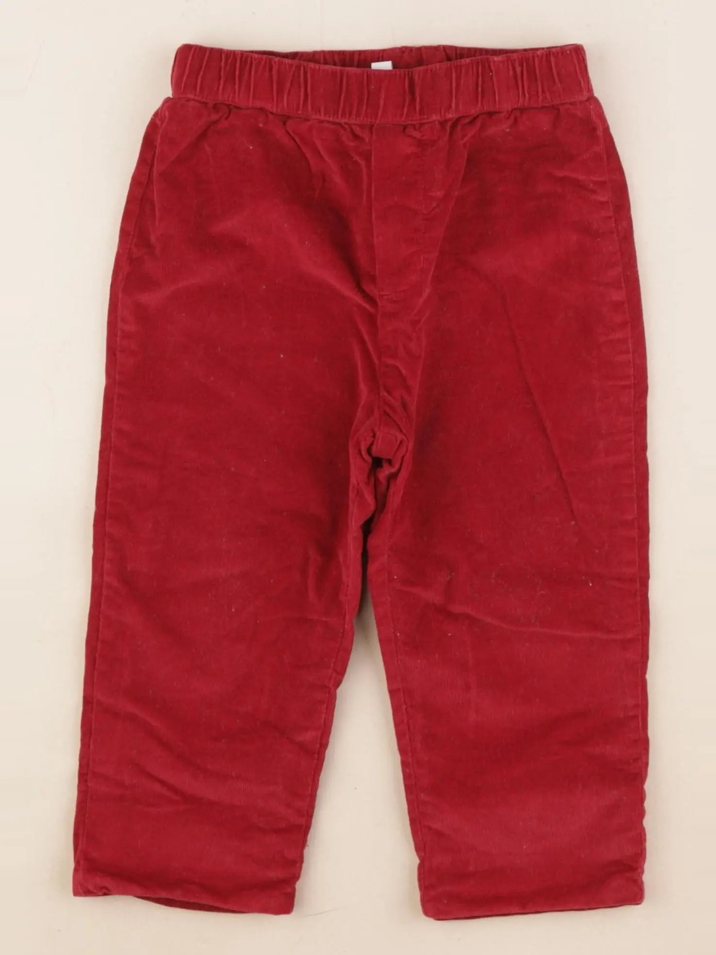 Jacadi - pantalon doublé rouge - 2 ans