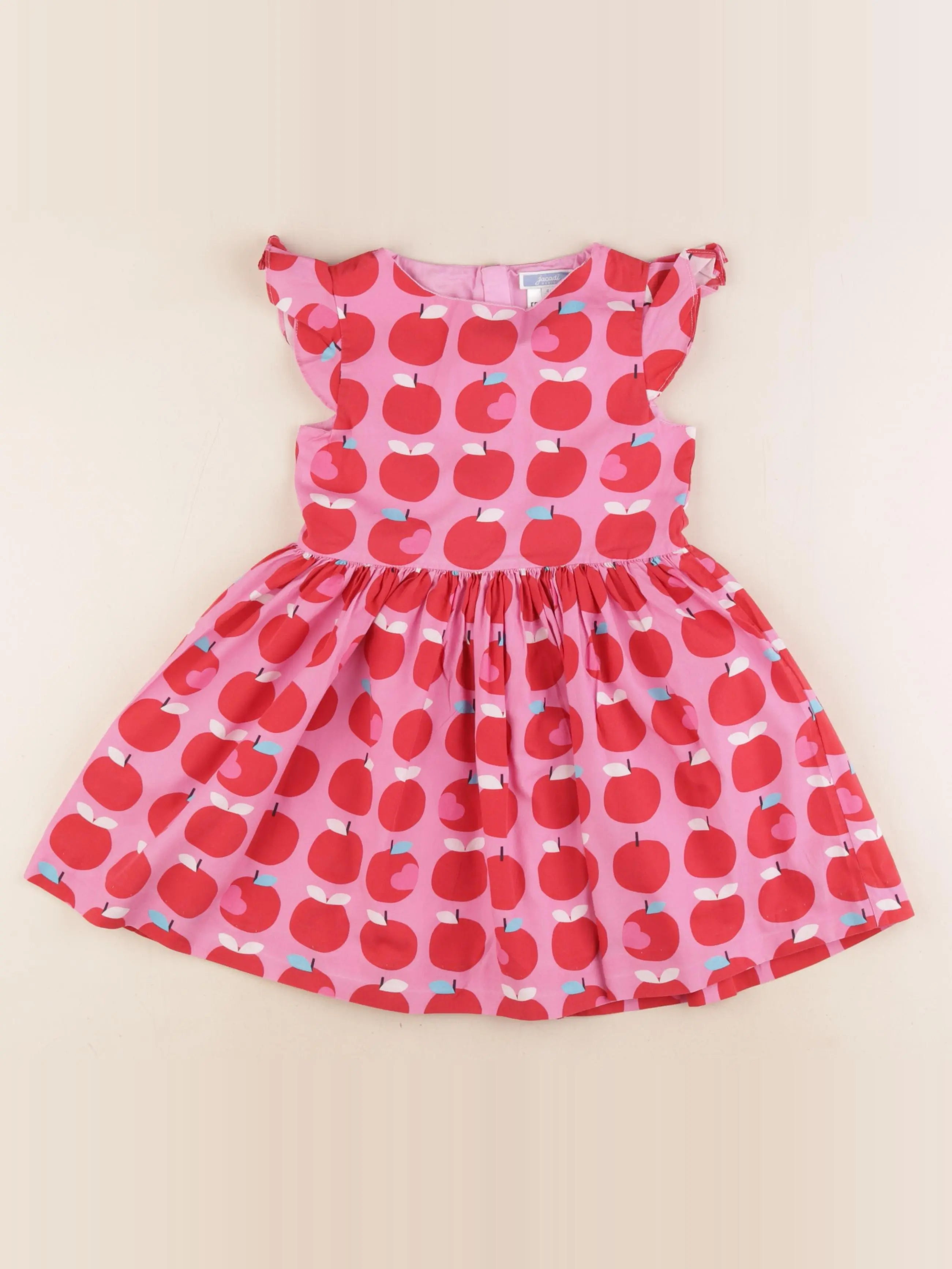 Jacadi - robe rose, rouge - 4 ans