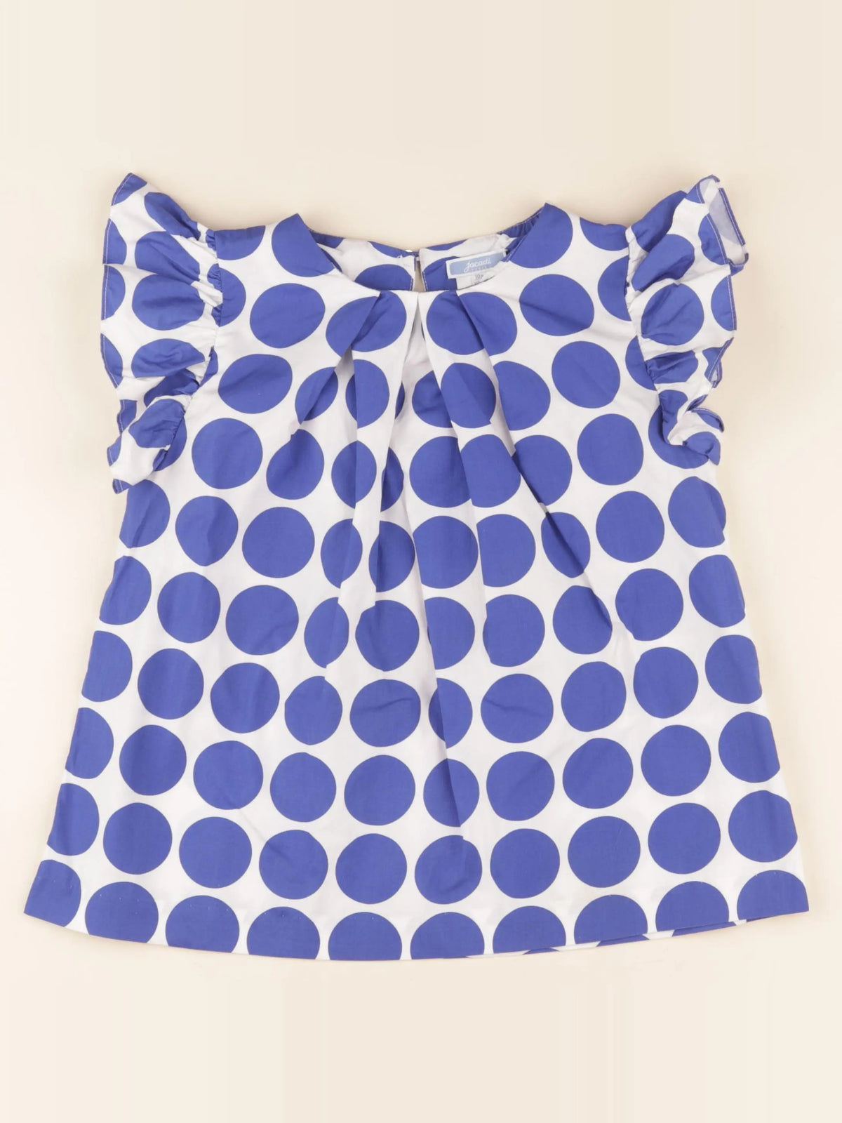 Jacadi - blouse bleu, blanc - 10 ans