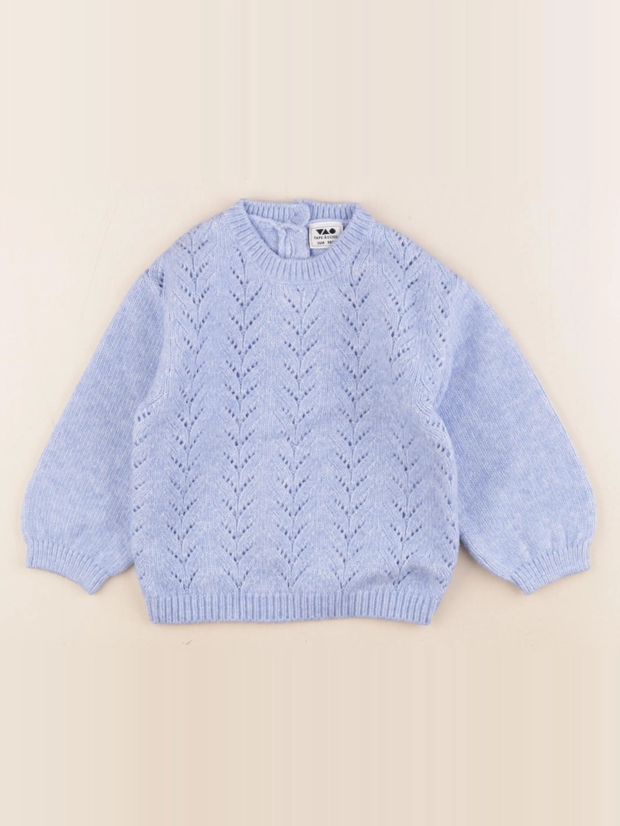 Tape à l'oeil - pull bleu - 36 mois