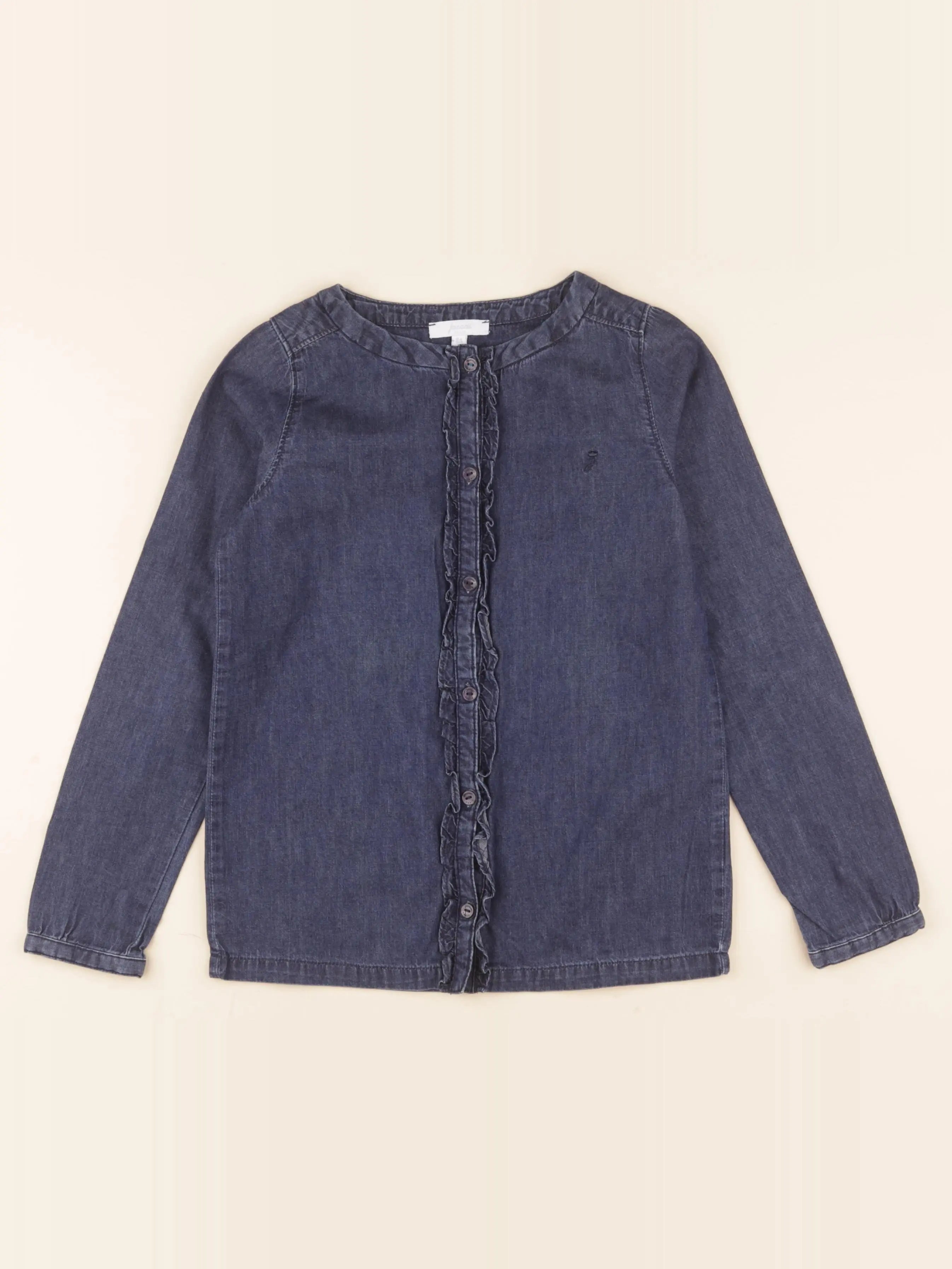 Jacadi - blouse bleu - 8 ans