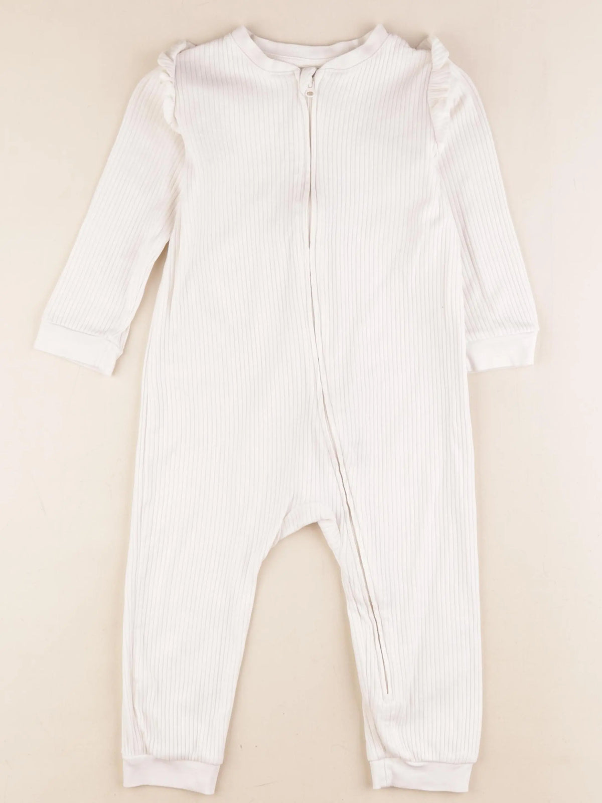 H&M - pyjama coton beige - 18/24 mois