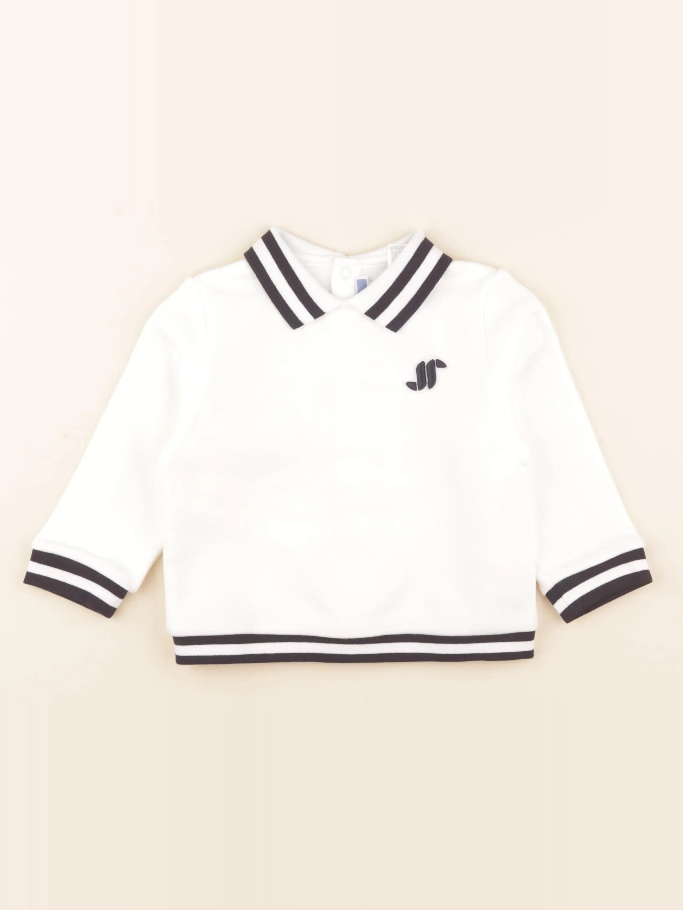 Jacadi - sweat blanc - 2 ans