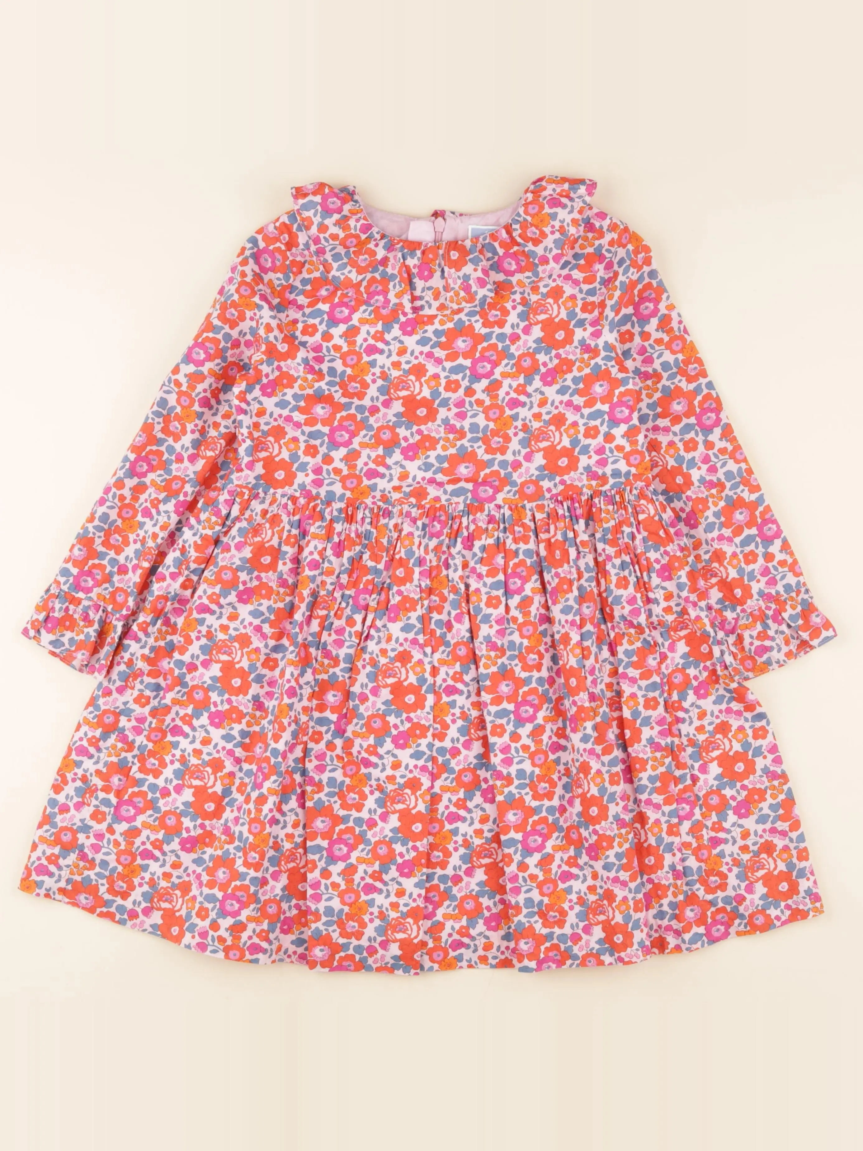 Jacadi - robe liberty multicolore - 6 ans