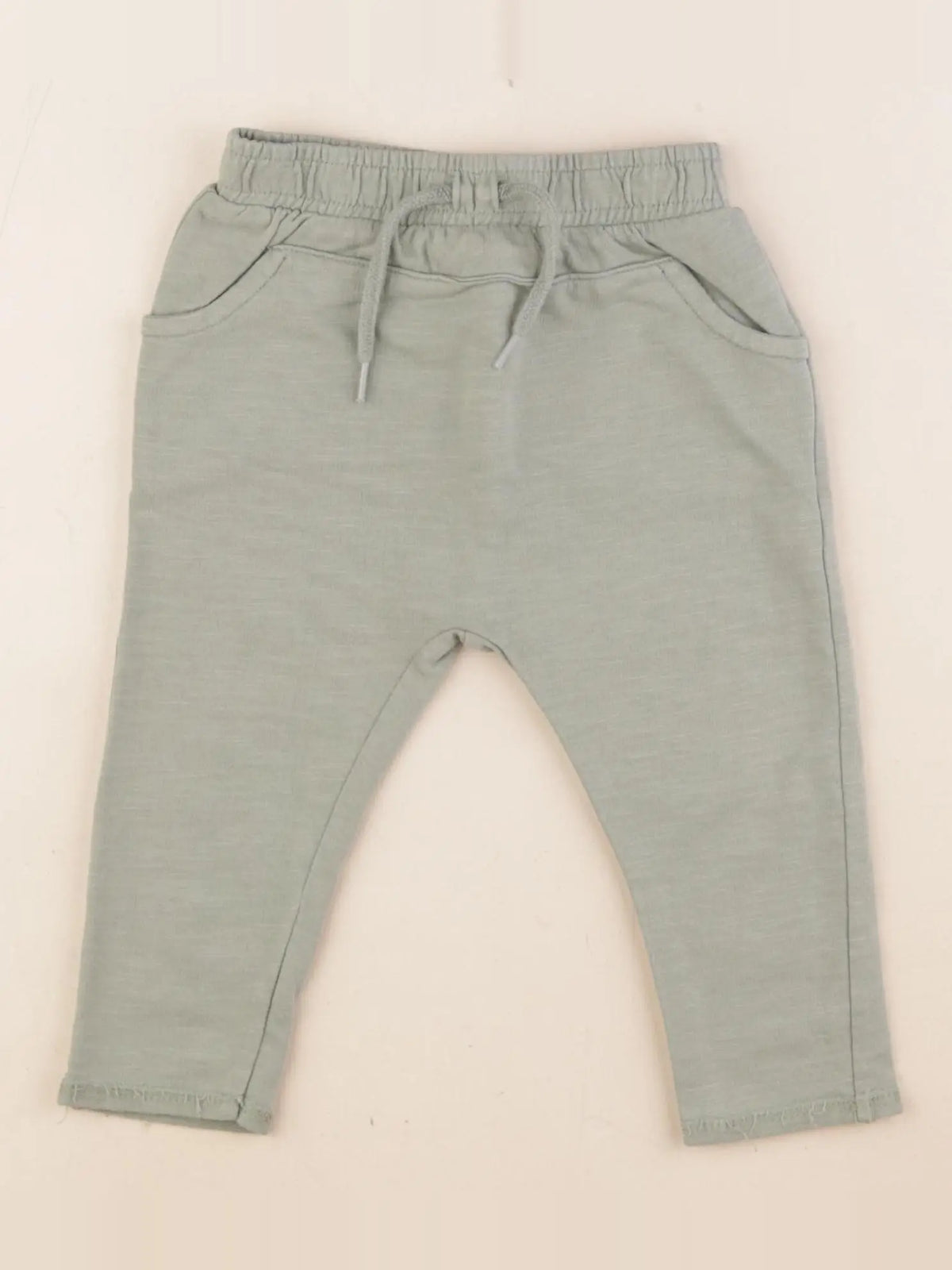 Vertbaudet - pantalon vert - 12 mois