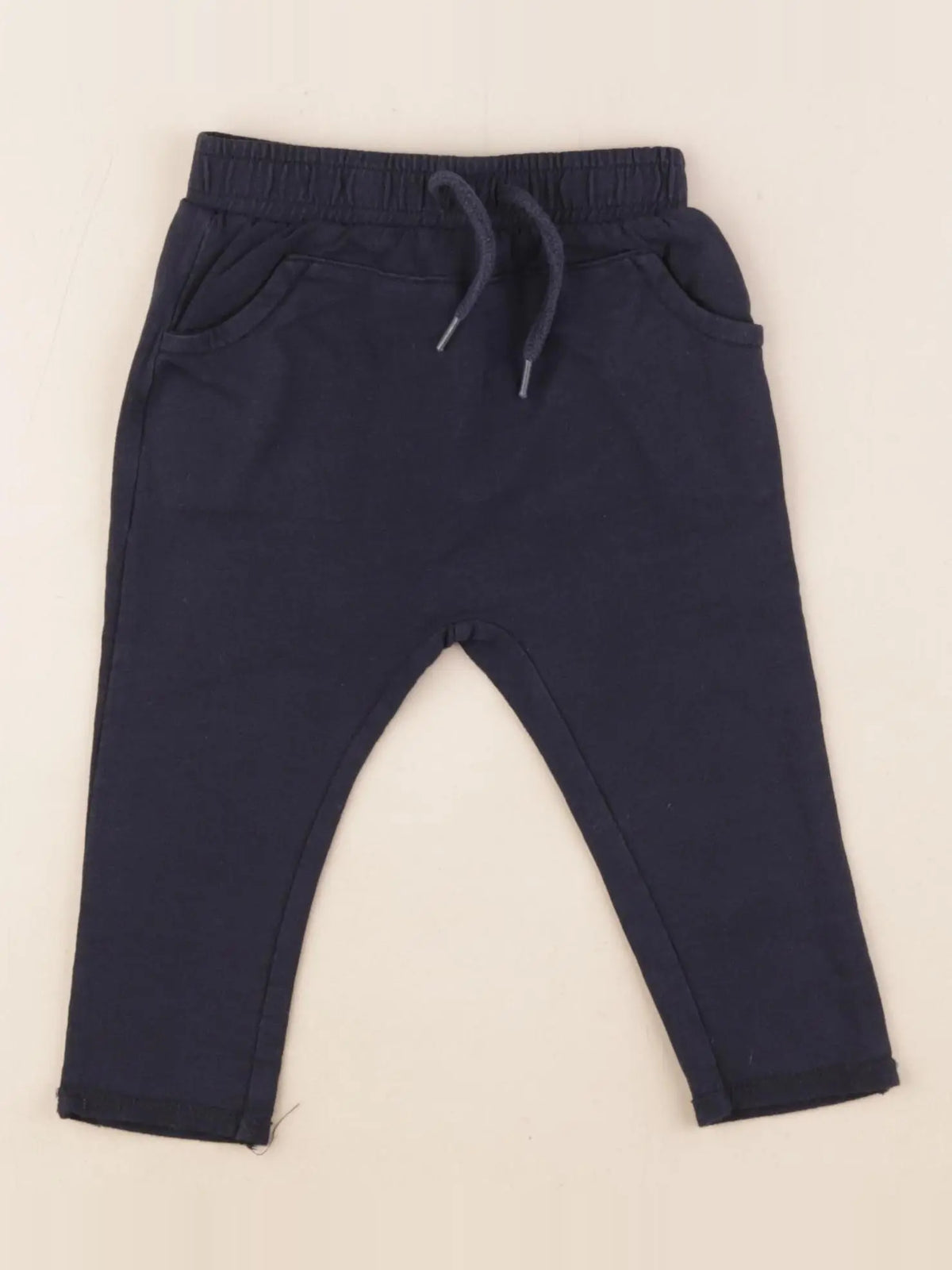 Vertbaudet - pantalon bleu - 9 mois