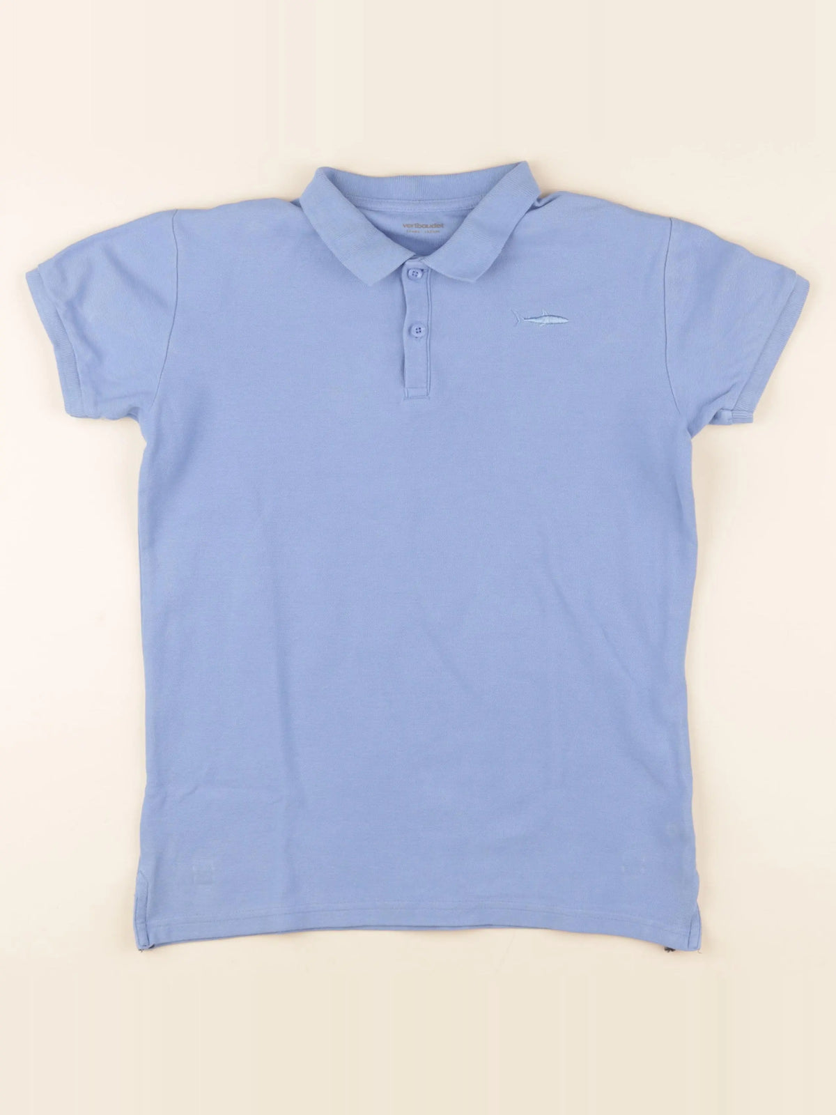 Vertbaudet - polo bleu - 12 ans