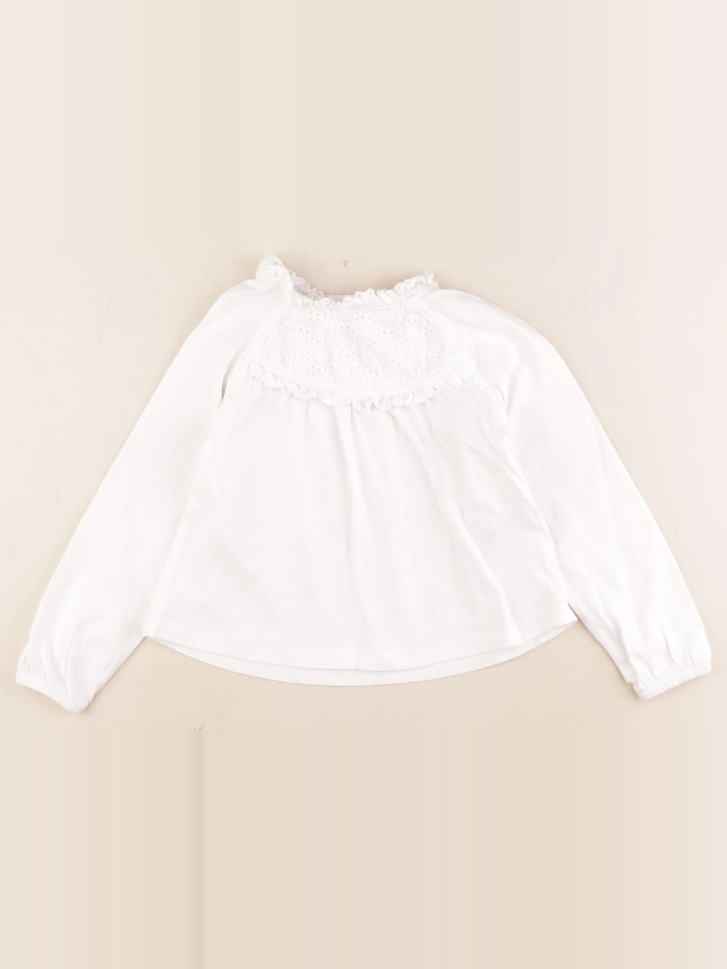 Vertbaudet - tee-shirt blanc - 4 ans